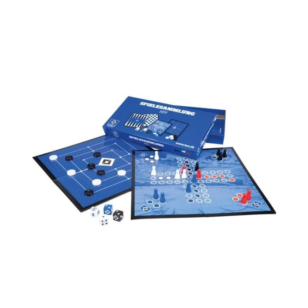 Hamburger SV Spielesammlung 4 Brettspiele Bunt