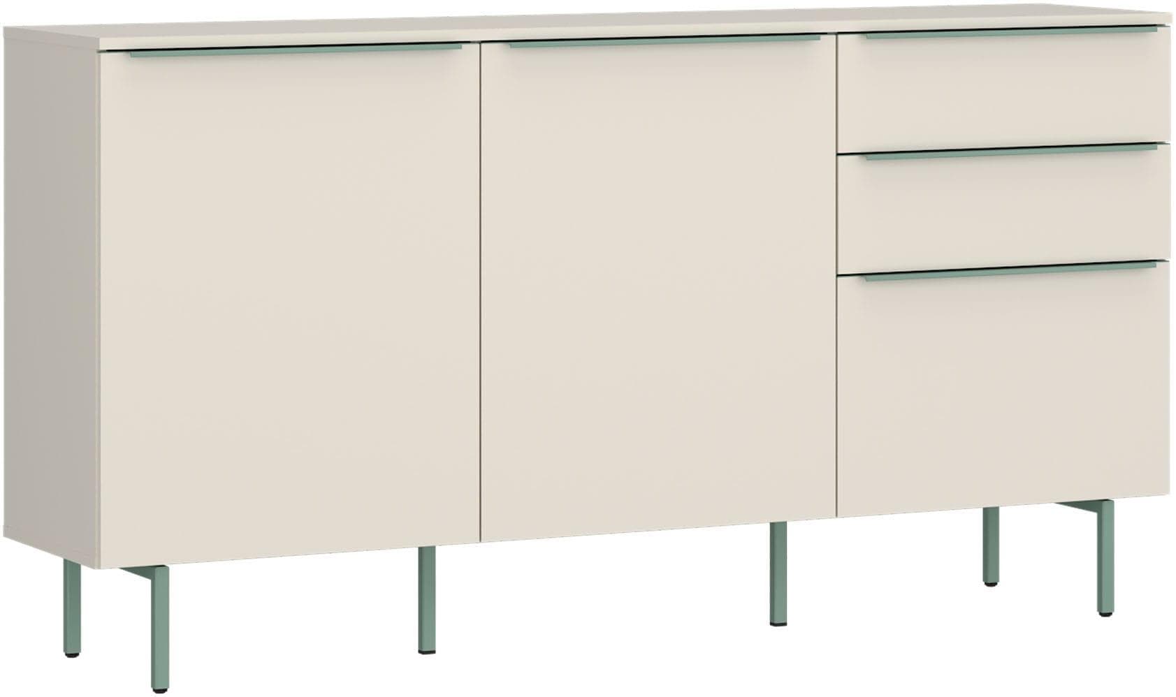 TOM TAILOR HOME Kommode light taupe 3 Türen 2 Schubladen