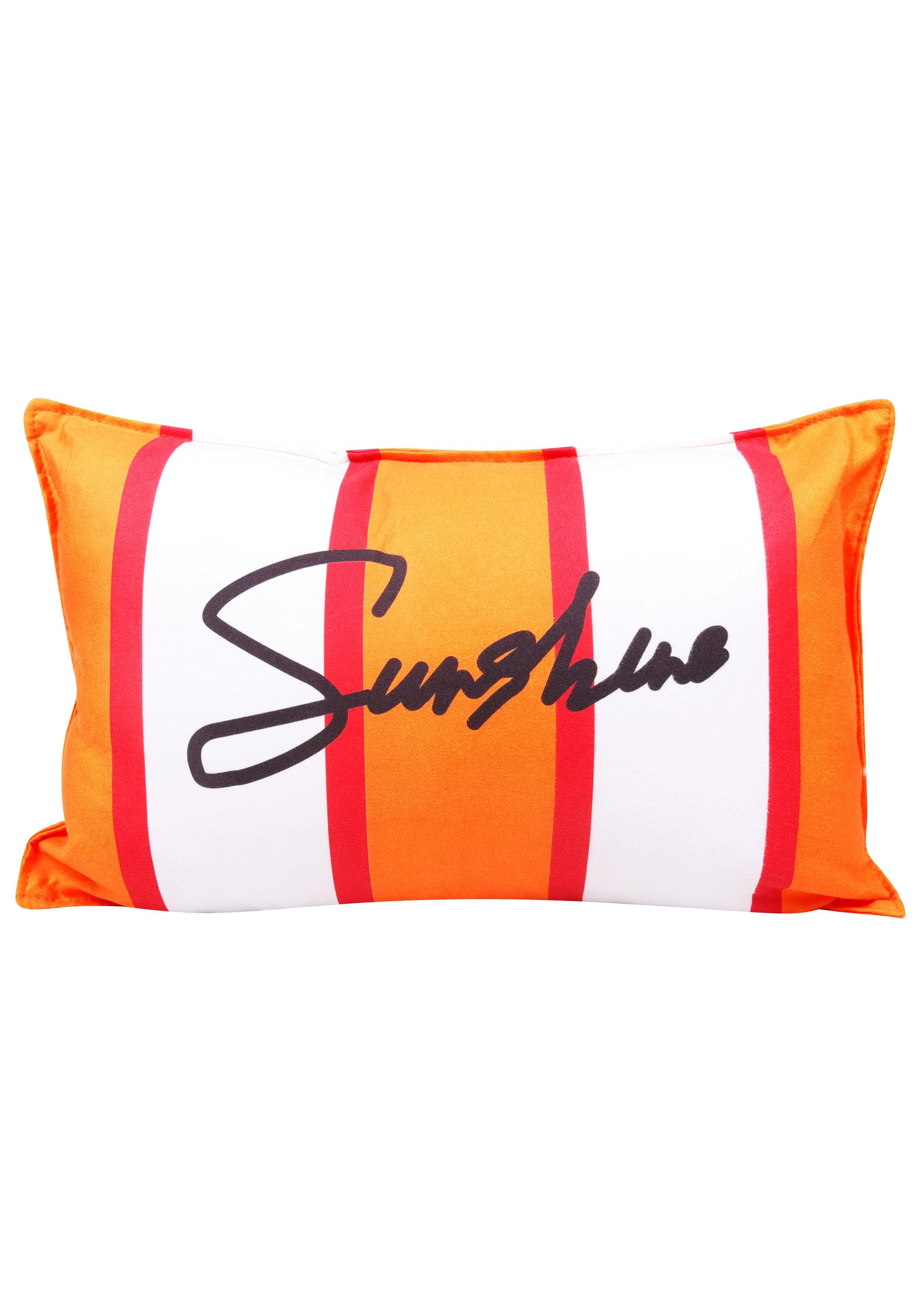 Capelli New York Sitzkissen Rot Orange Gestreift