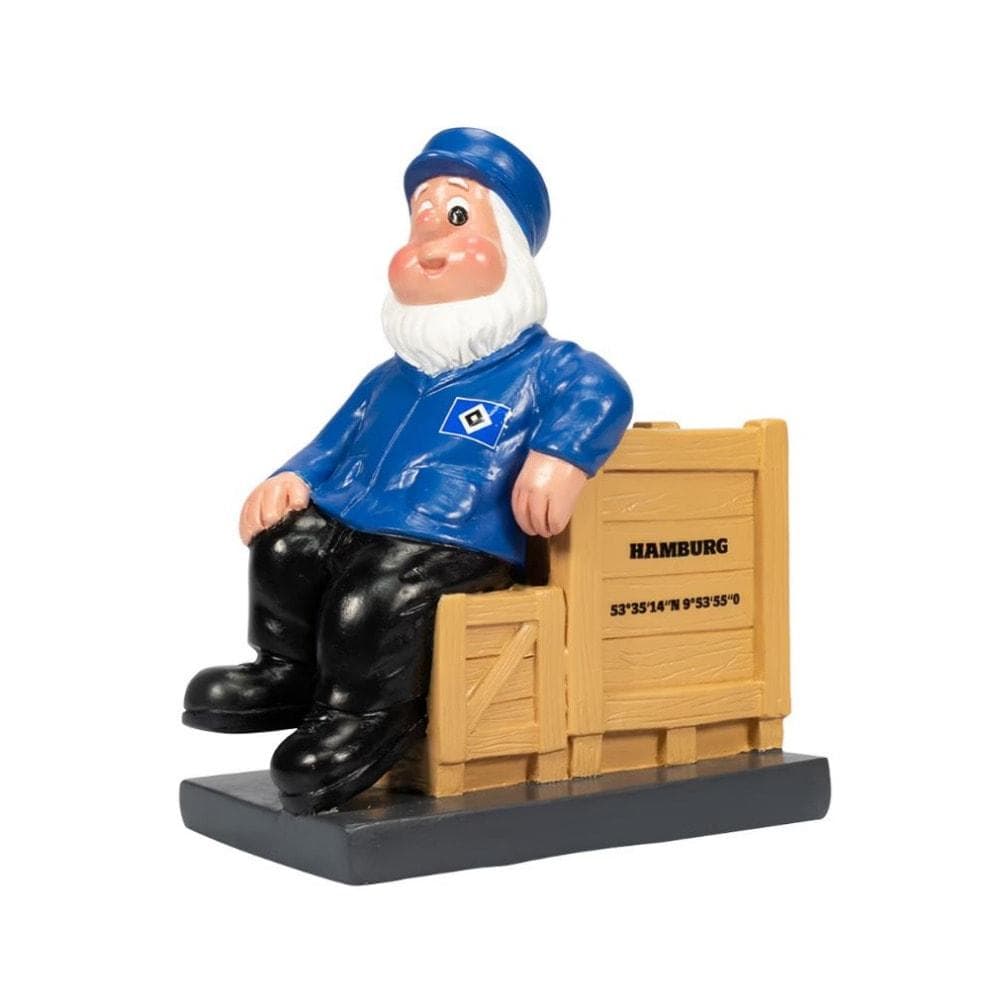 Hamburger SV Gartenzwerg Dekofigur HSV Transportkiste Bunt