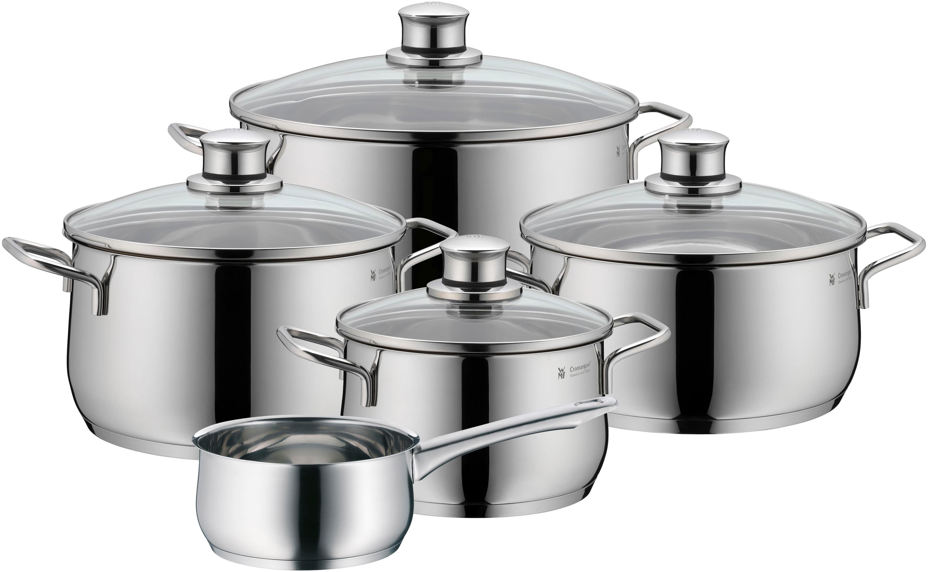 WMF Diadem Plus Topfset Induktion 5-teilig, Cromargan Edelstahl poliert