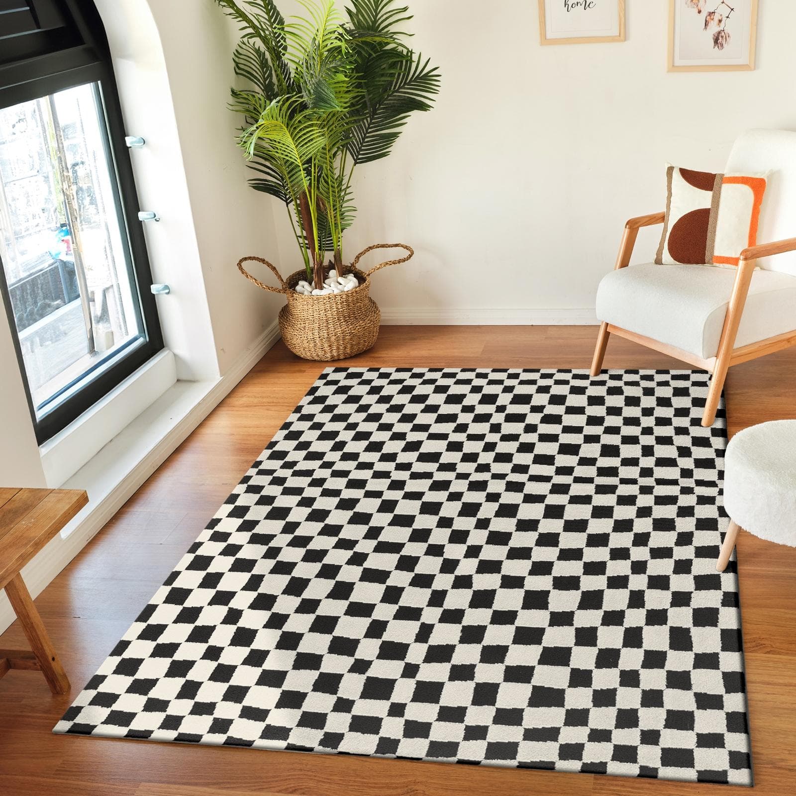 Livabliss Teppich GIJON, Skandinavischer Kurzflor Wohnzimmerteppich 160x213 cm