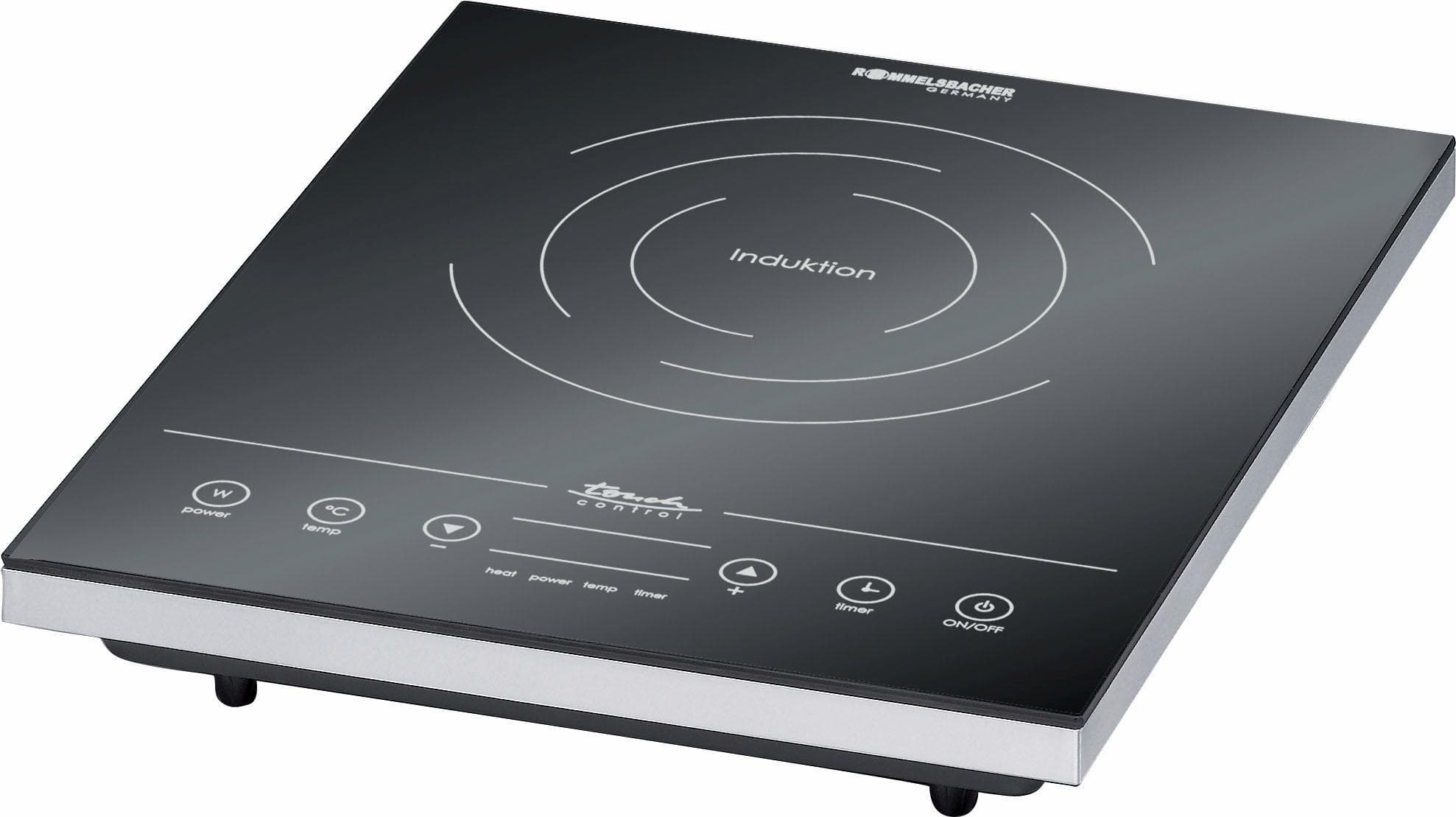 Rommelsbacher Einzel-Induktionskochplatte CT 2010/IN Schwarz