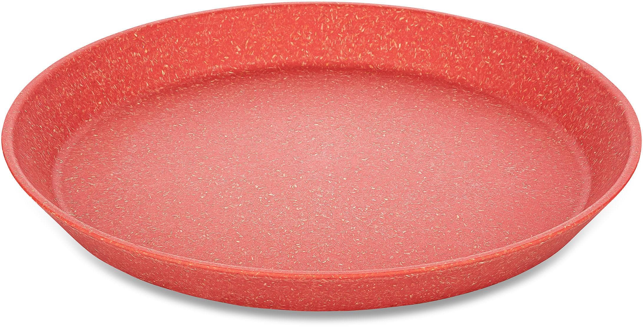 KOZIOL CONNECT PLATE Speiseteller Set 4-tlg. Koralle Biozirkulär