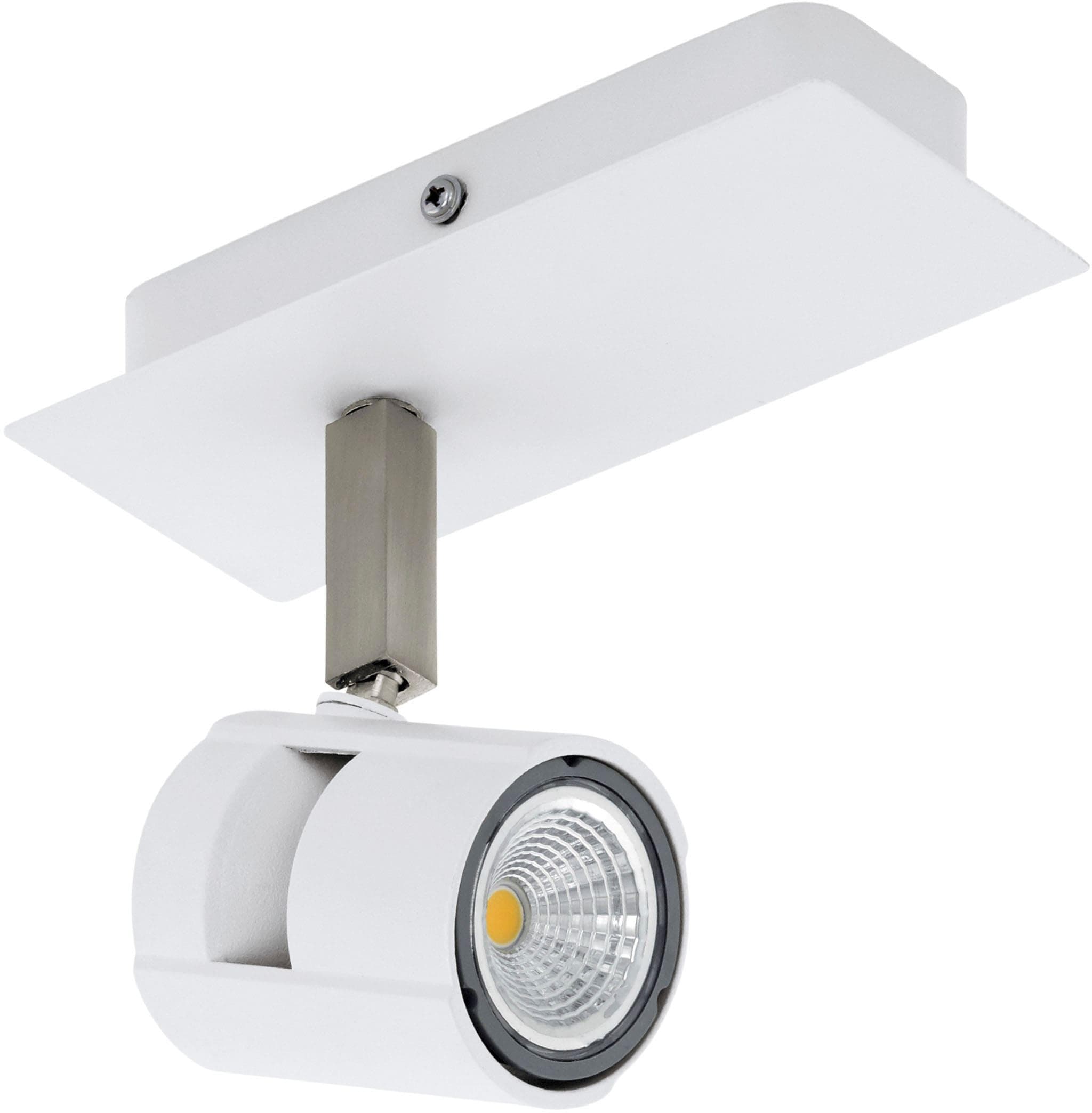 EGLO LED Wandleuchte Vergiano Weiß/Nickel Dimmbar