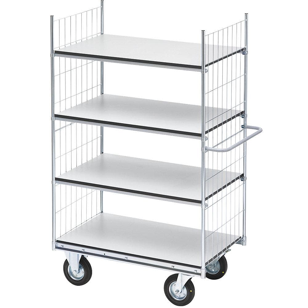 HelgeNyberg ESD-Etagenwagen SERIE 300 Grau 4 Etagen