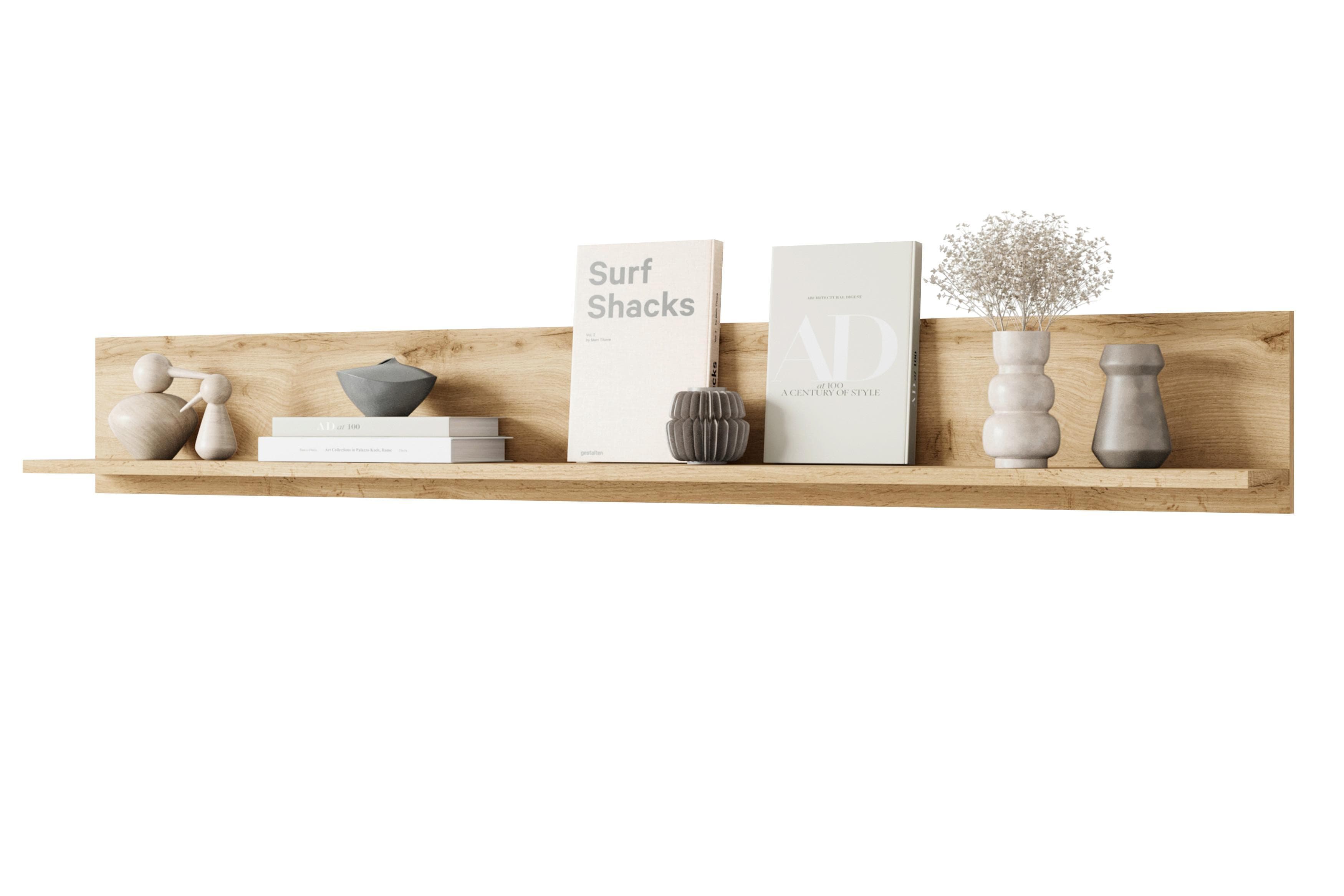 Wandboard Vera 138 Eiche Wotan Braun Holzoptik