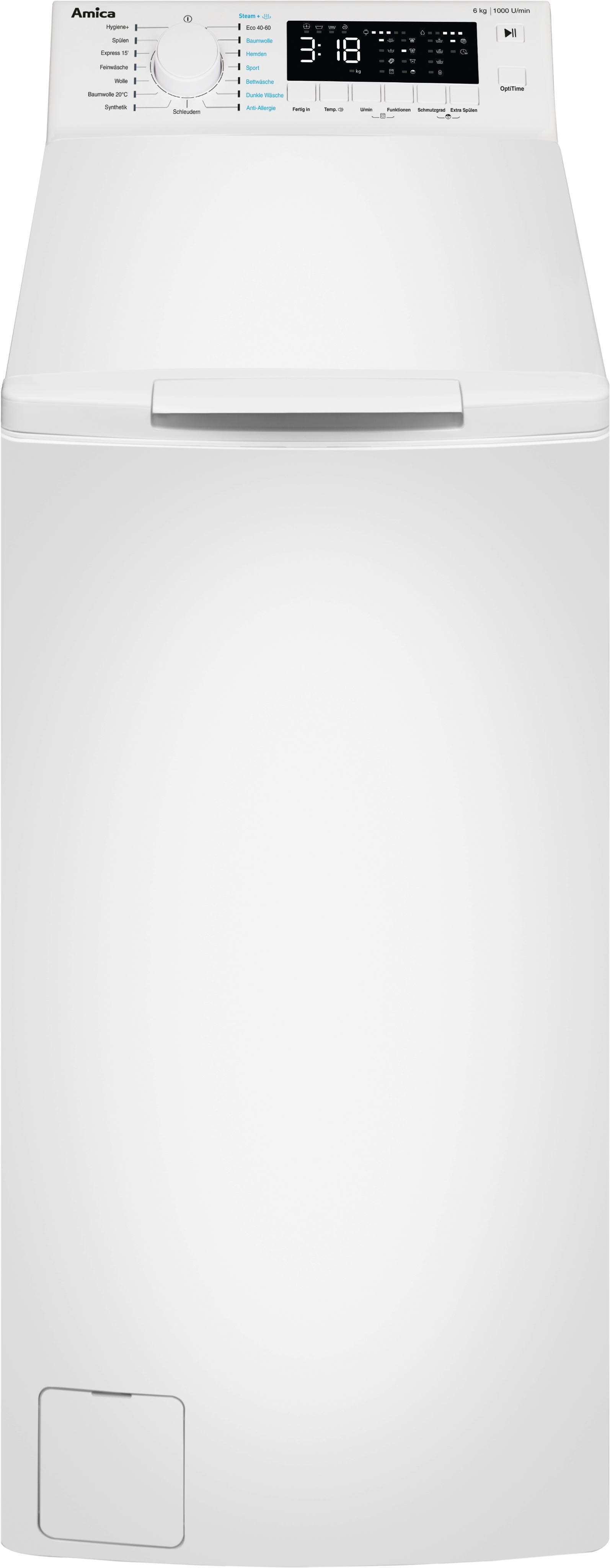 AMICA Waschmaschine Toplader WT 461 711 6 kg