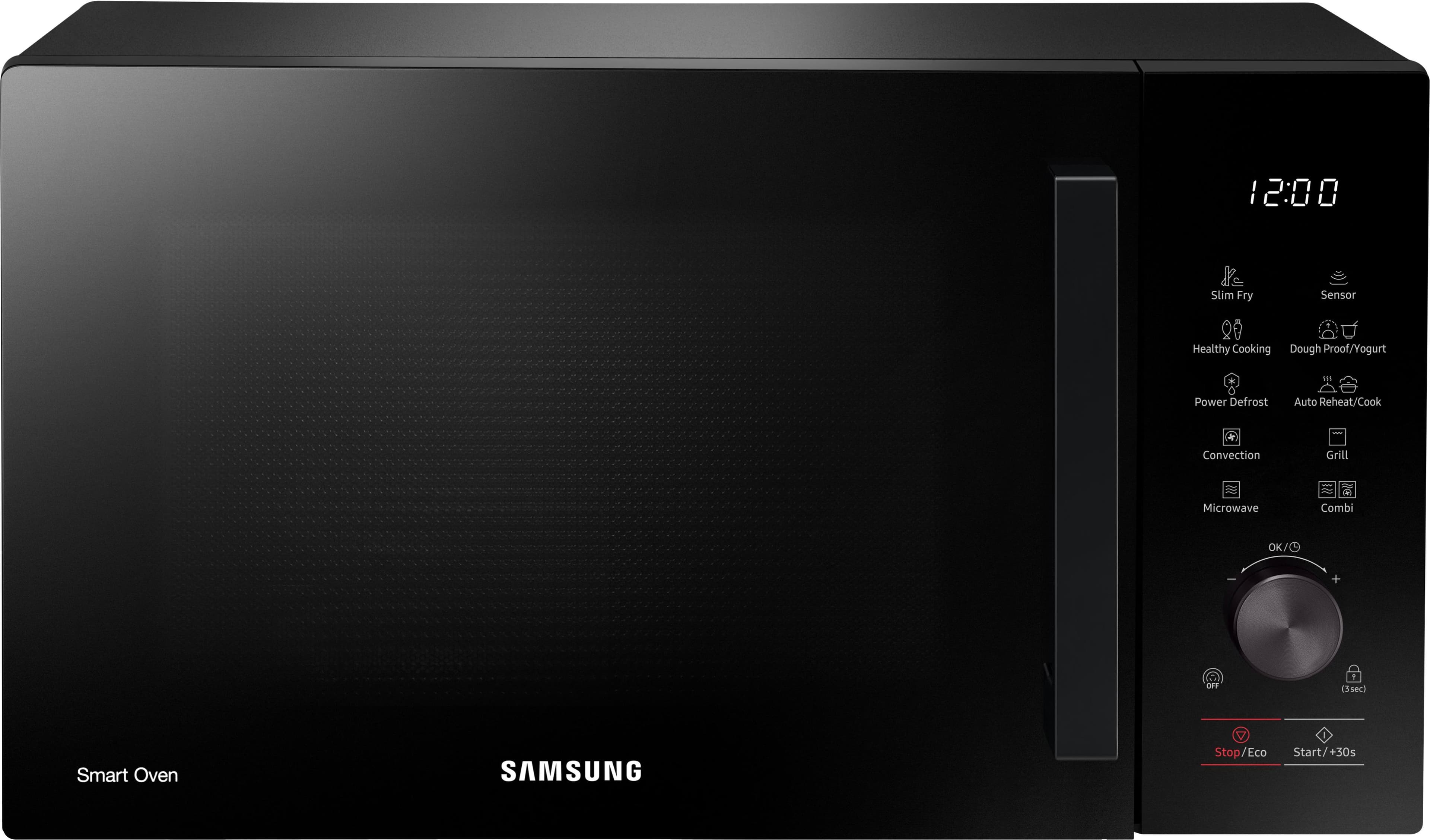 SAMSUNG Kombi-Mikrowelle MC28A5137KK Schwarz Grill Heißluft 28L