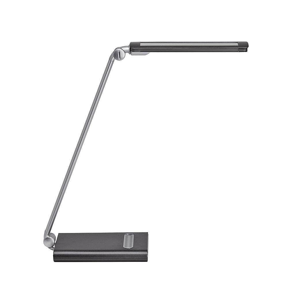 MAULpure LED-Schreibtischlampe Anthrazit 47 cm USB-Port