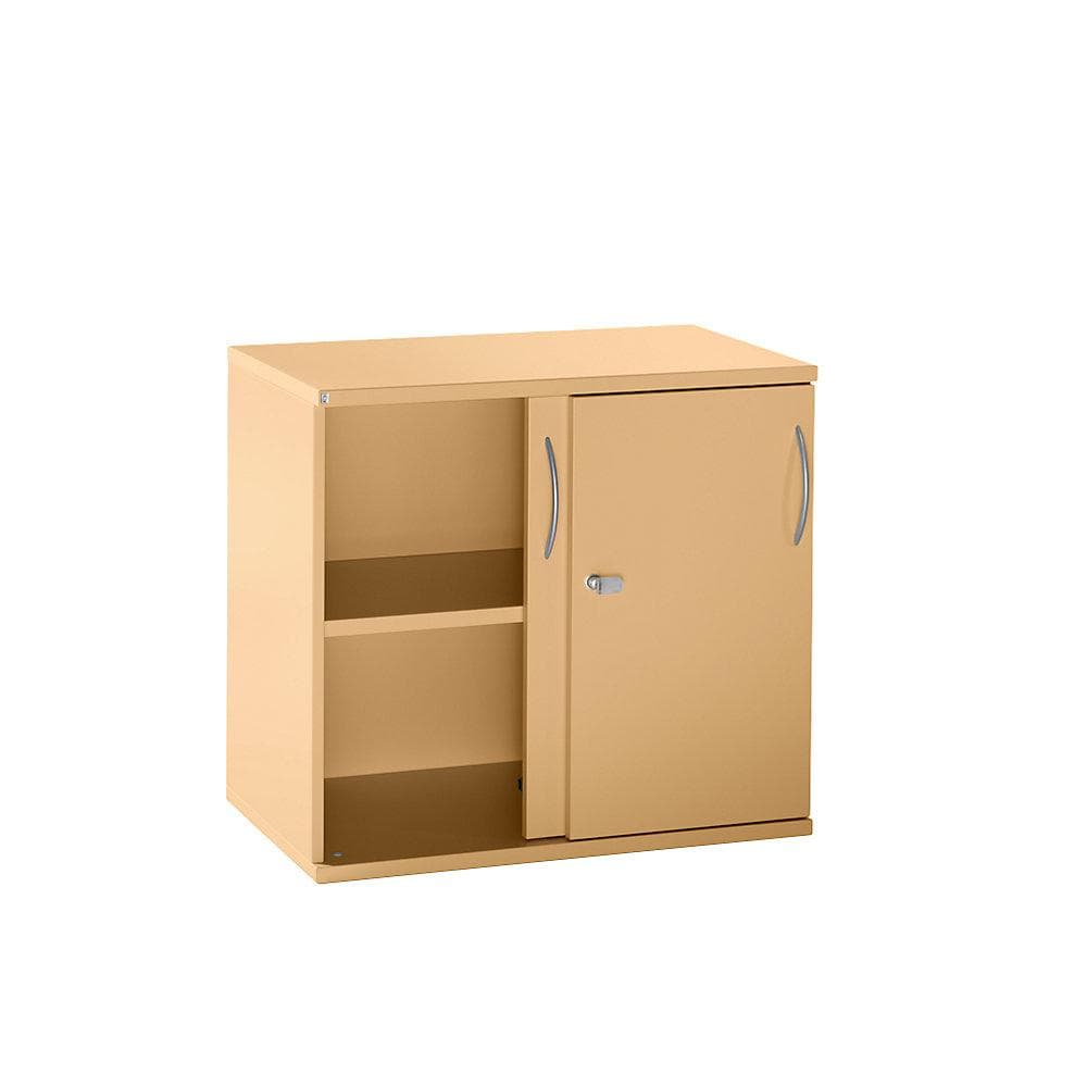 Kaiserkraft LENA Schiebetürenschrank Buche-Dekor mit Schloss