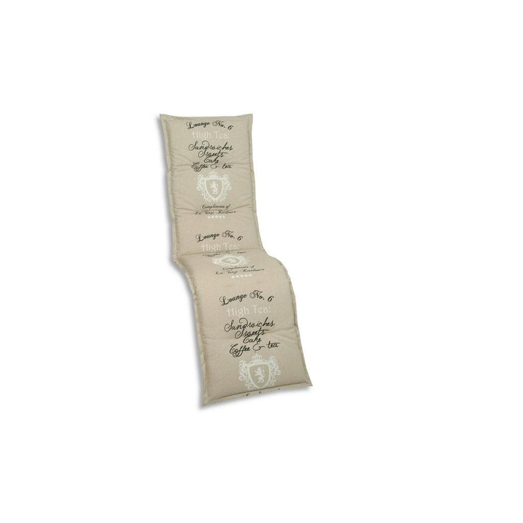 XXXLutz Relaxsesselauflage Beige Textil Outdoor