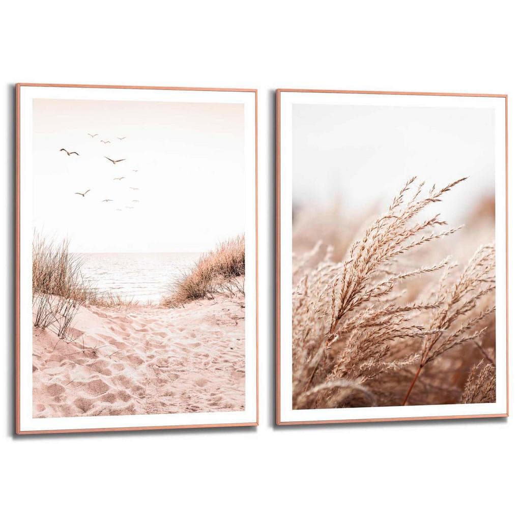 Reinders Poster Strand Beige 50x70 cm