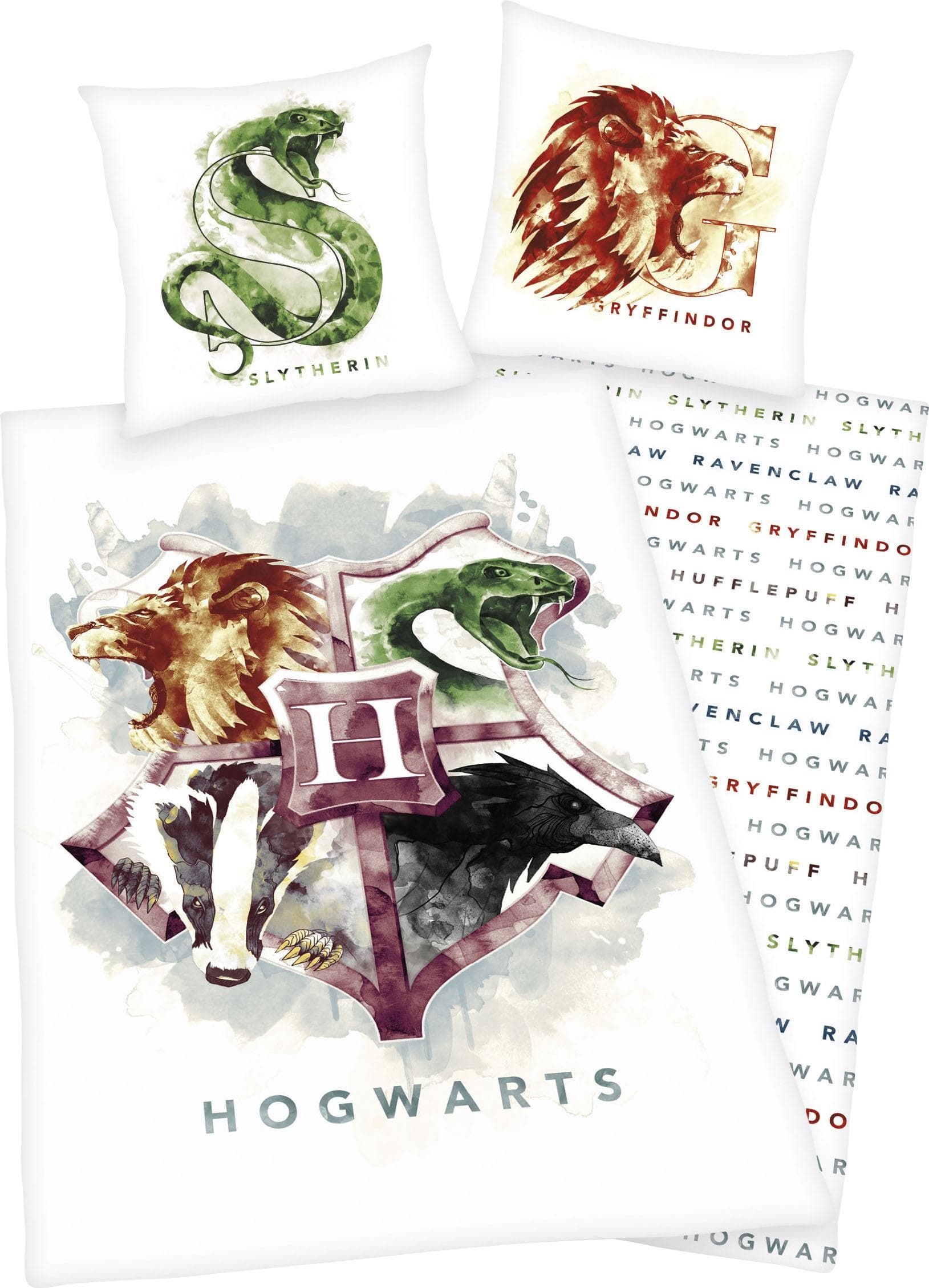 Harry Potter Wendebettwäsche Linon mit tollem Motiv
