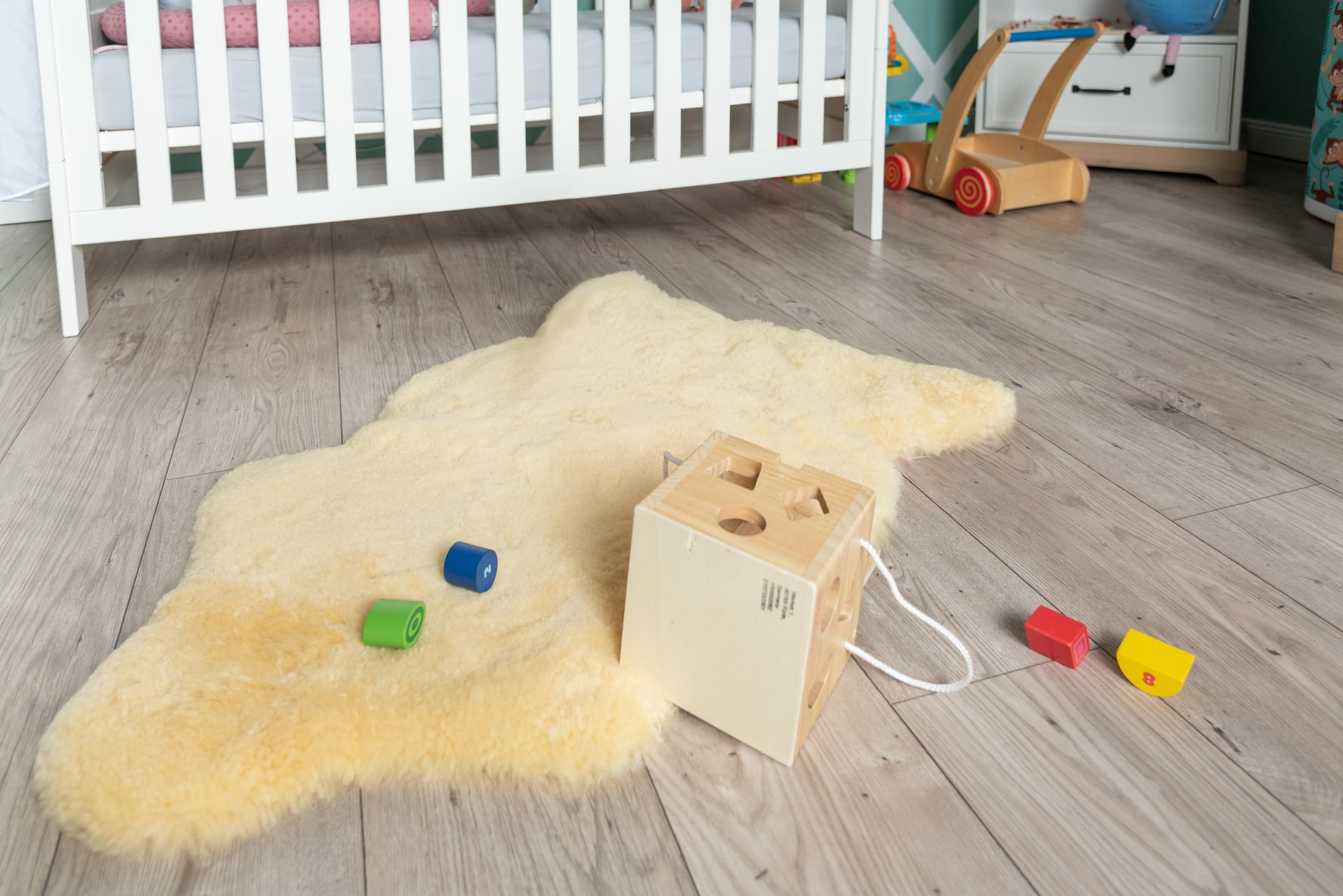 HEITMANN FELLE Baby-Lammfell Fellteppich Beige