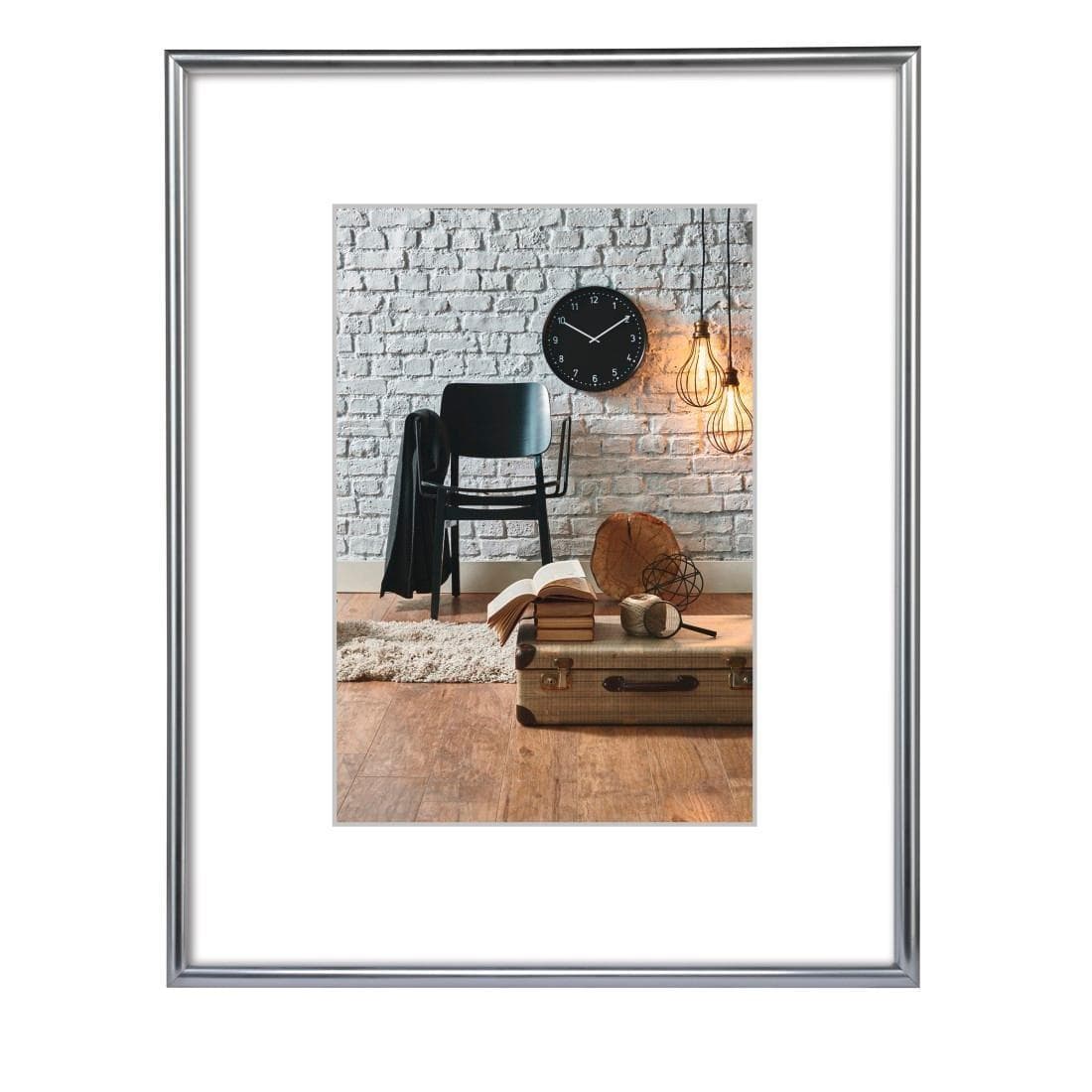 HAMA Bilderrahmen Sevilla Silbermatt 50x70 cm Kunststoff