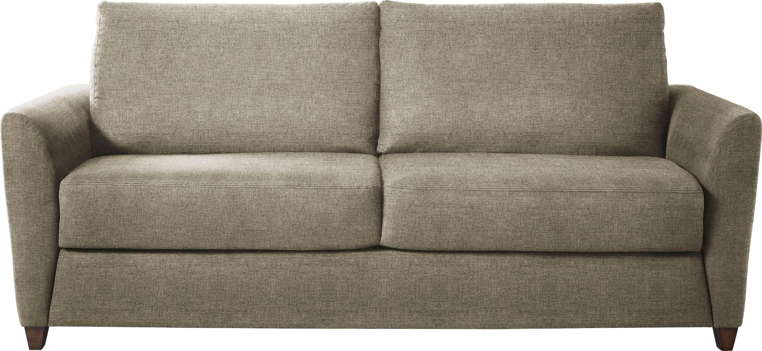 BALI Schlafsofa Dallas Braun Ergoflex Lattenrost