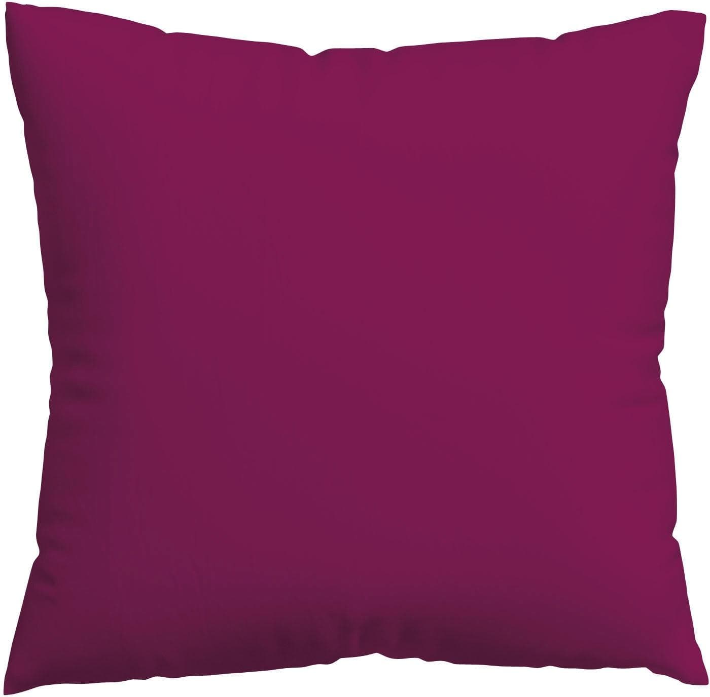 Schlafgut Kissenbezug Woven Satin Lila 100% Baumwolle