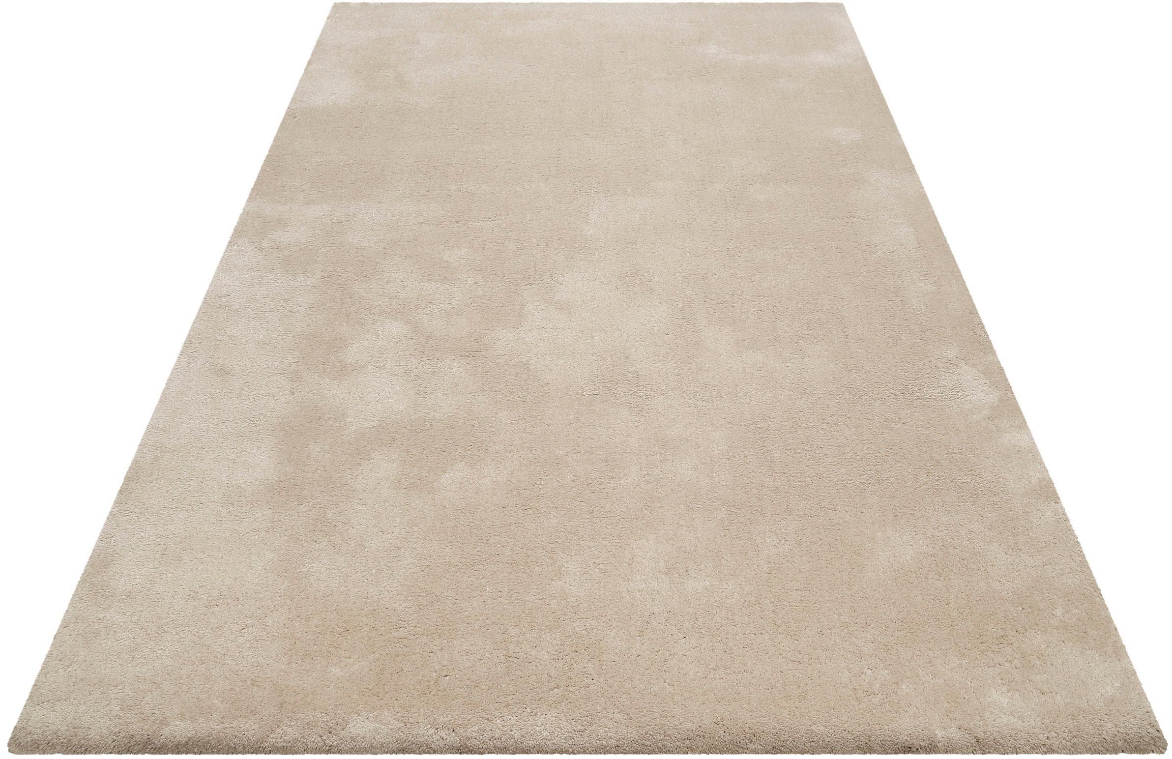 Hochflor-Teppich Emilia Wecon Home Basics Beige