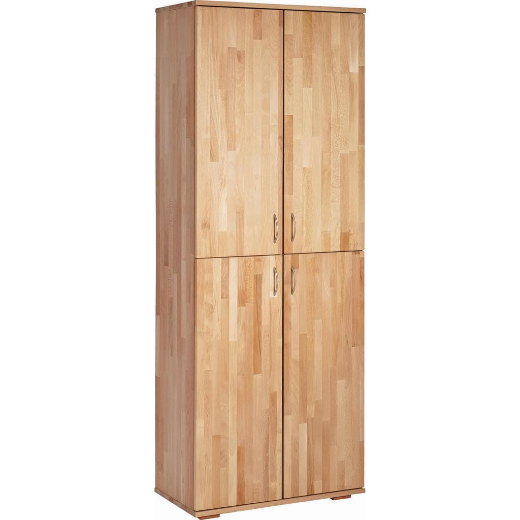 Carryhome Aktenschrank Kernbuche Massiv 2 Fächer