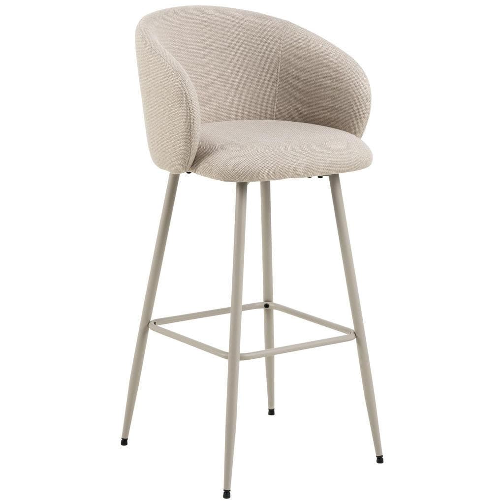 Barhocker ACTONA GROUP Eleanor Beige/Grau 2er Set
