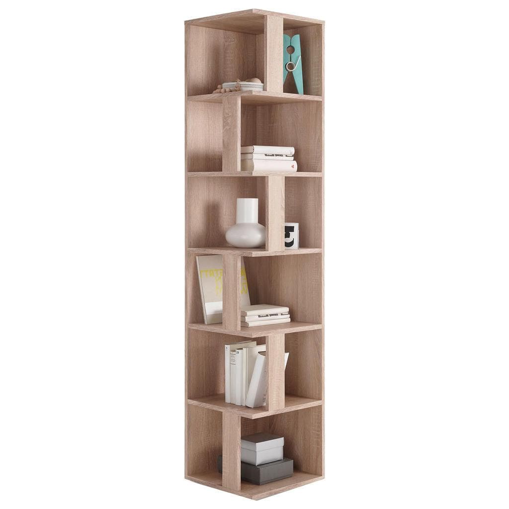 BEGA OFFICE Eckregal Corner Shelf 6 Fächer Sonoma Eiche