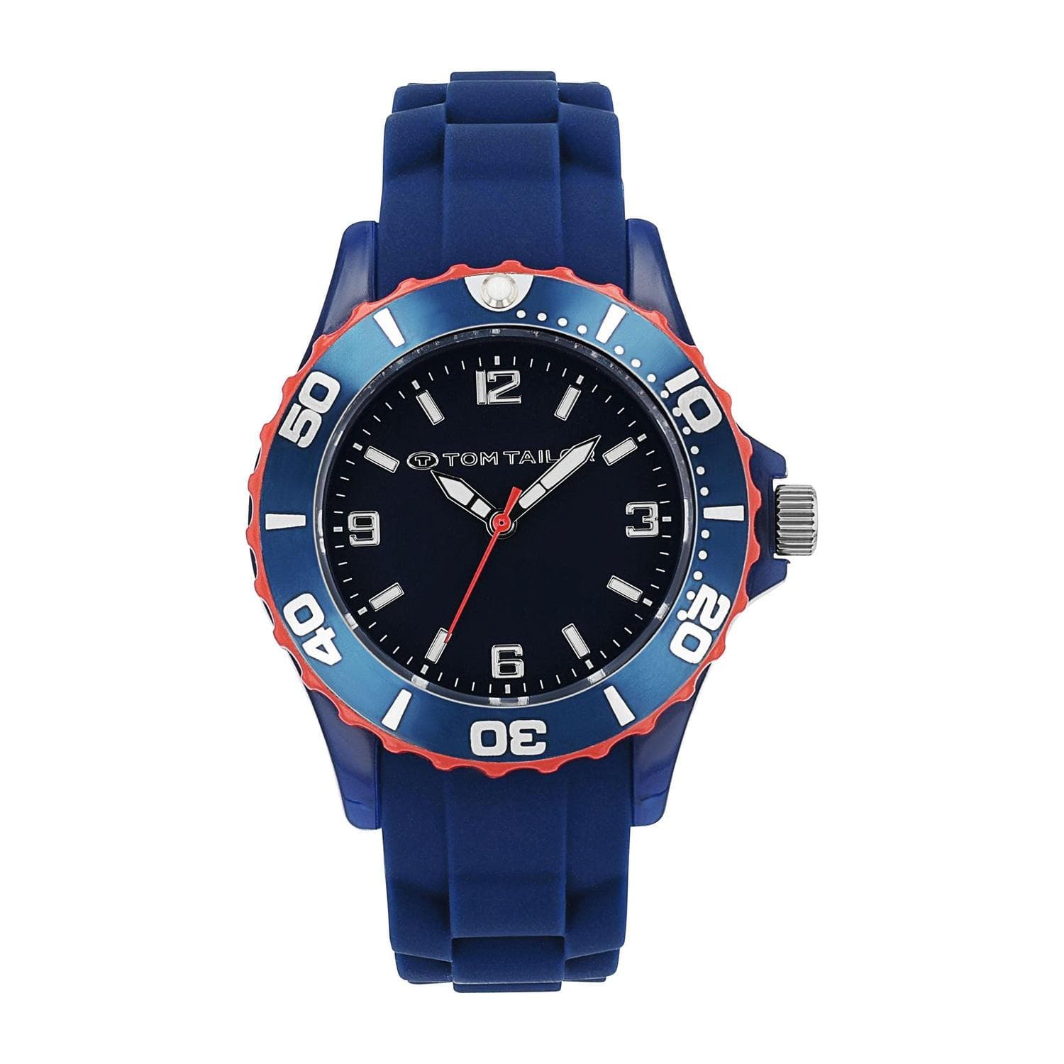 Tom Tailor Kinder Armbanduhr Blau Silikonarmband