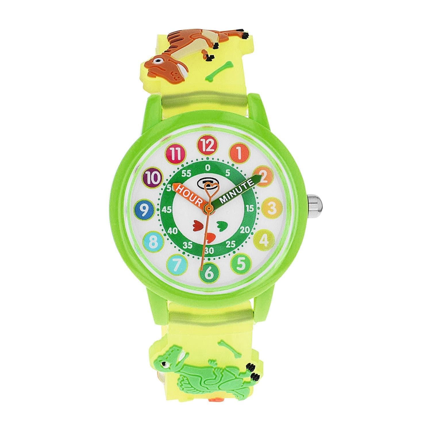 Tom Tailor Kinder Armbanduhr Analog Bunt Grün Kunststoff