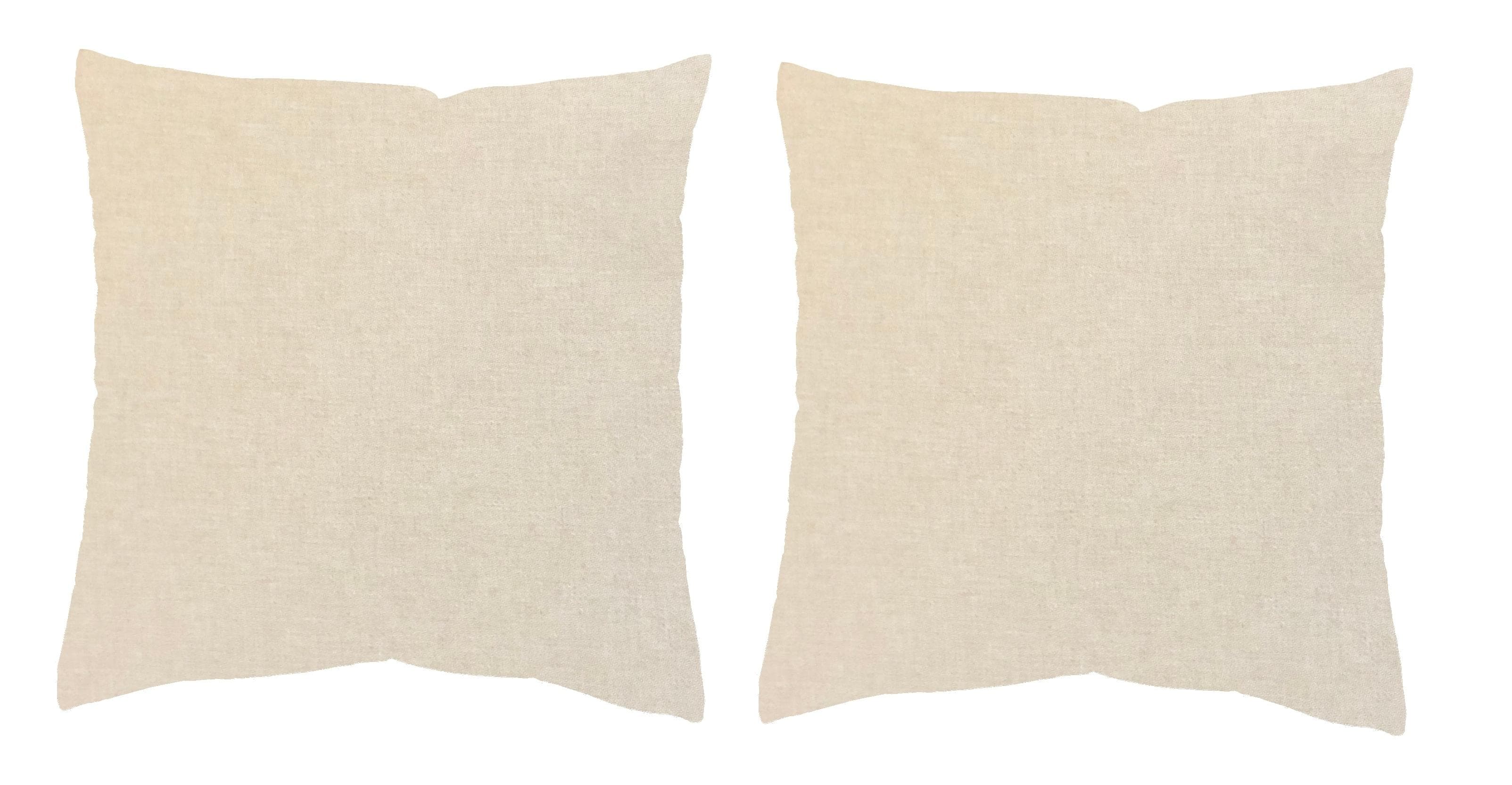 Kissenhülle Lucio 2er Pack mit Füllung Beige