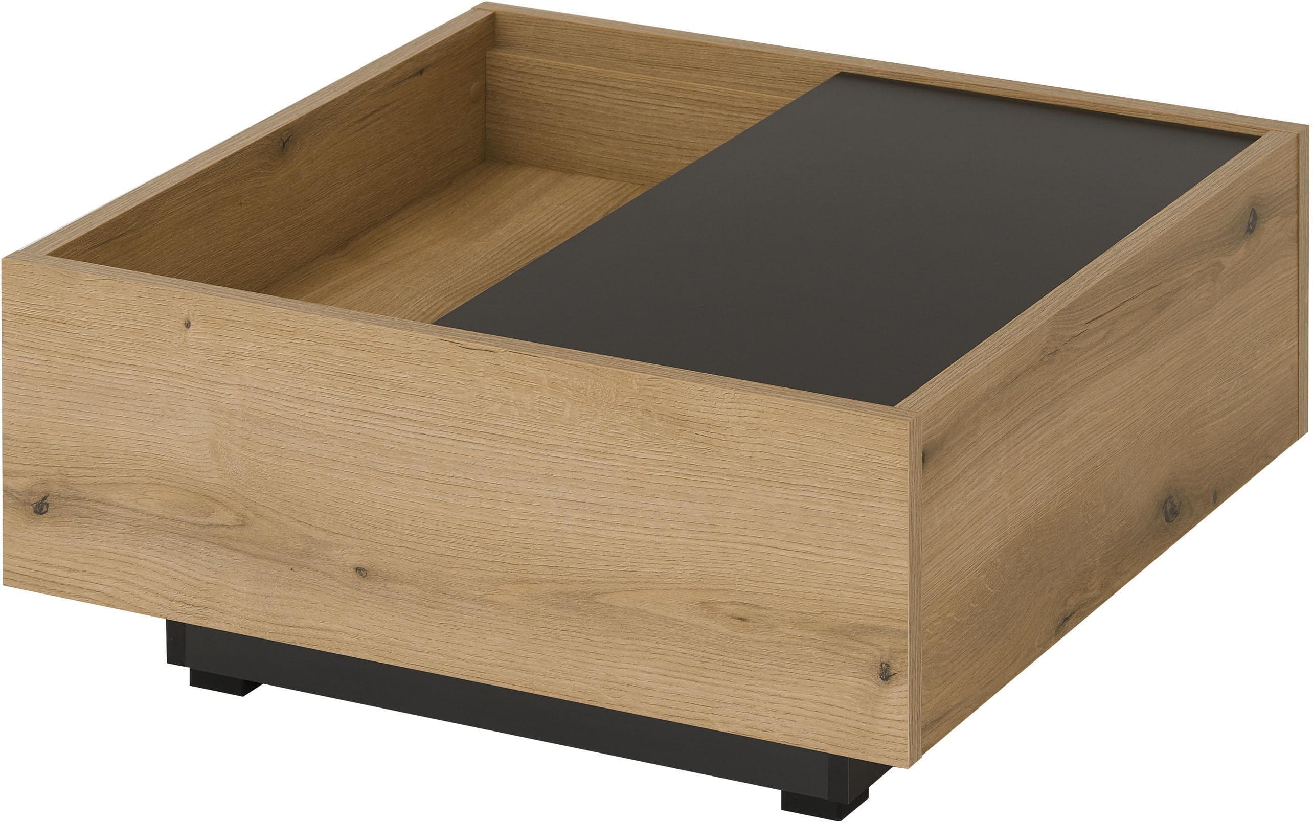 Home Affaire Couchtisch Soleto Eiche Evoke Schwarz