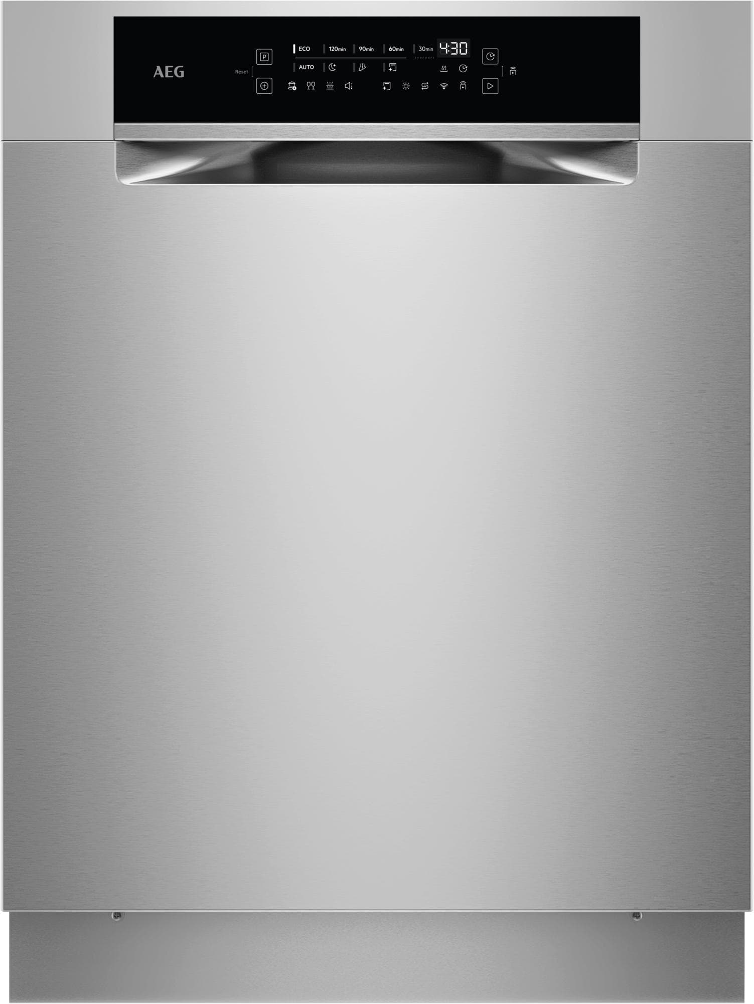 AEG Unterbaugeschirrspüler GU9200X2SCM Silber LED-Innenbeleuchtung