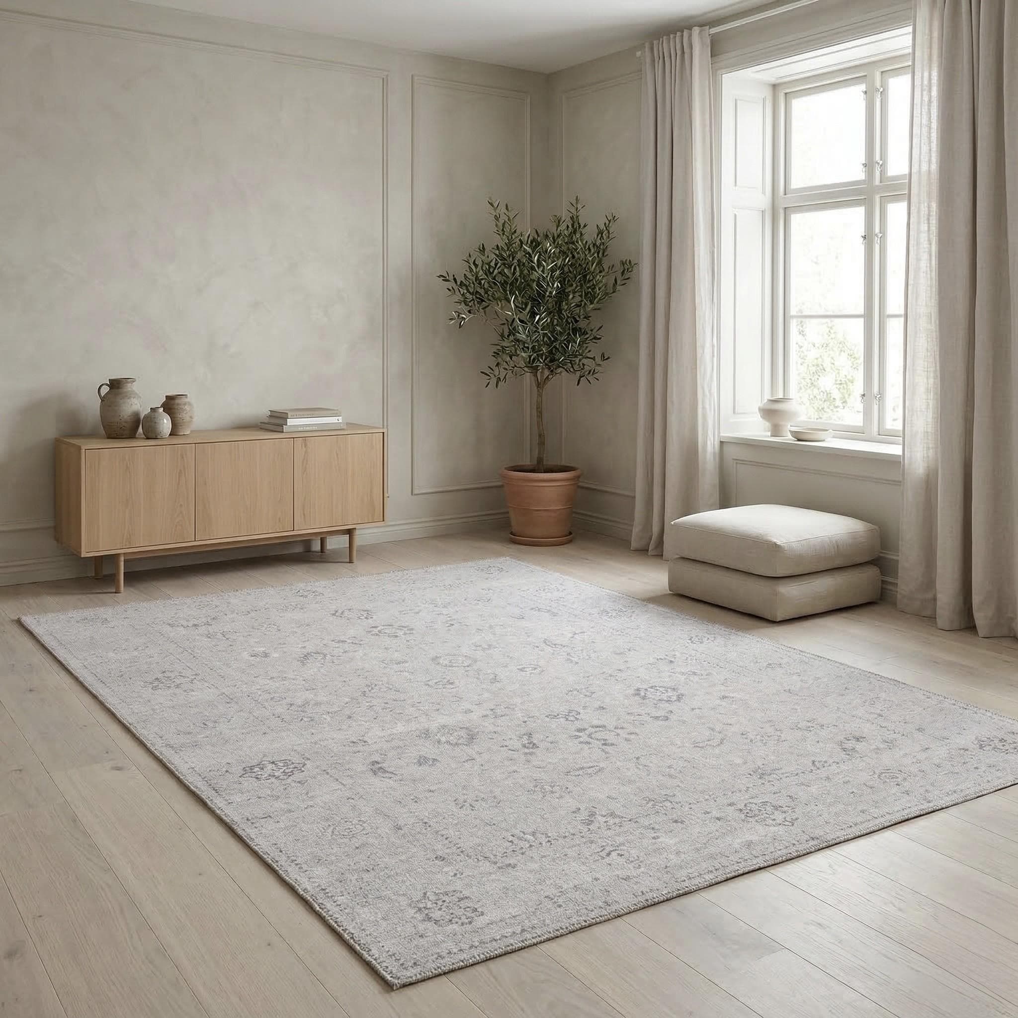 Teppich SEHRAZAT Vintage 3580 Grau 80x150cm