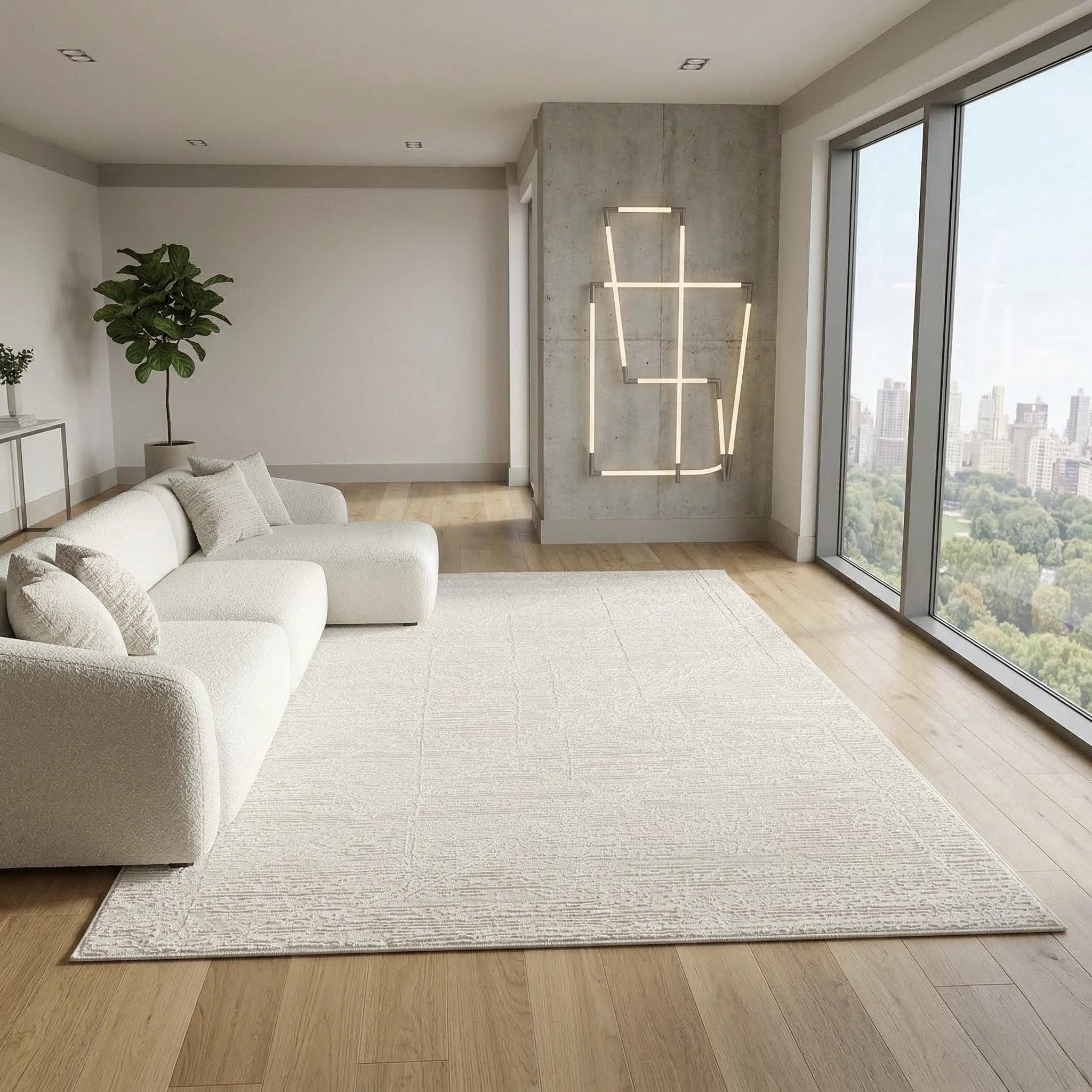 Teppich SEHRAZAT Moda 1200 Creme 100x200 cm
