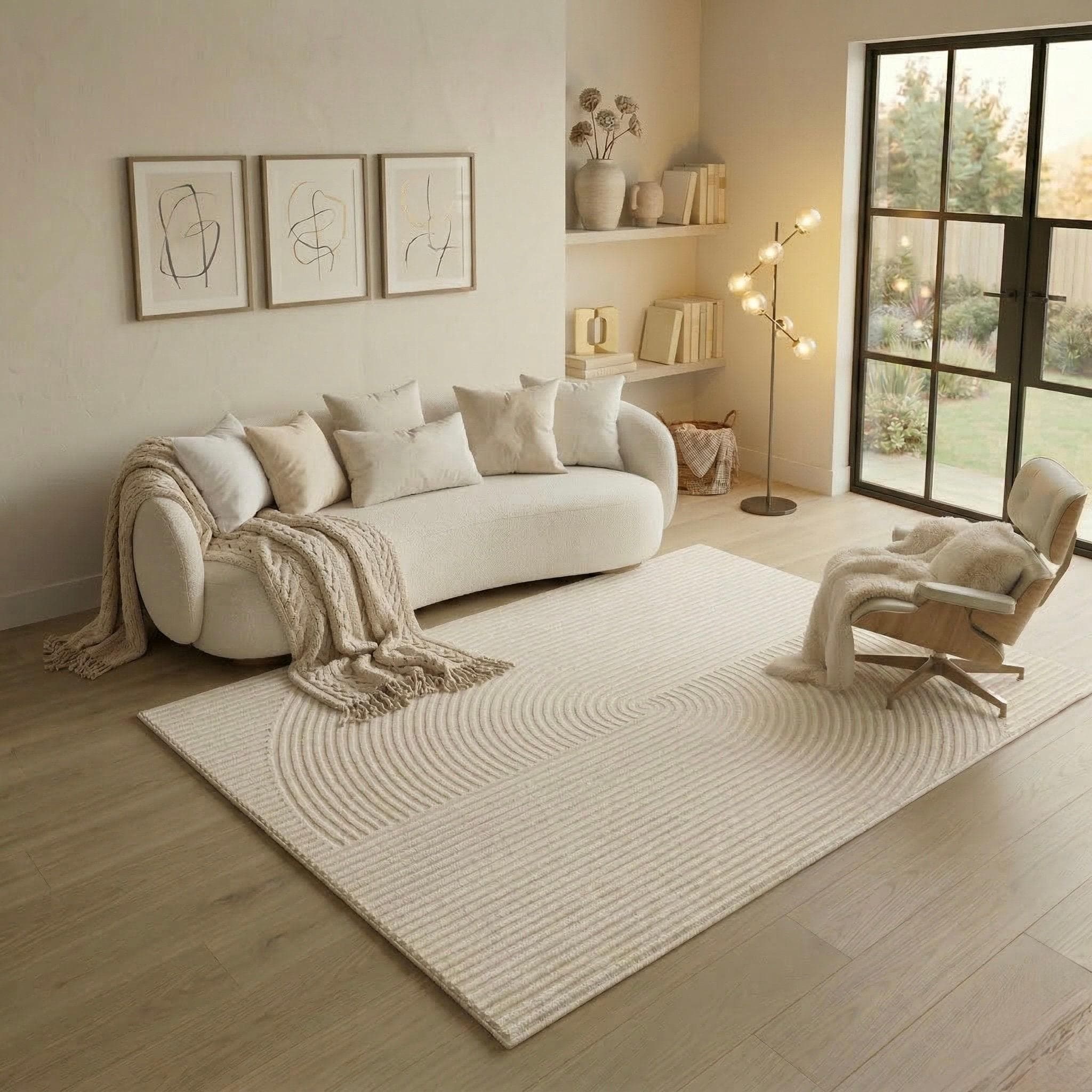 Teppich SEHRAZAT Rio 1700 Creme Polyester