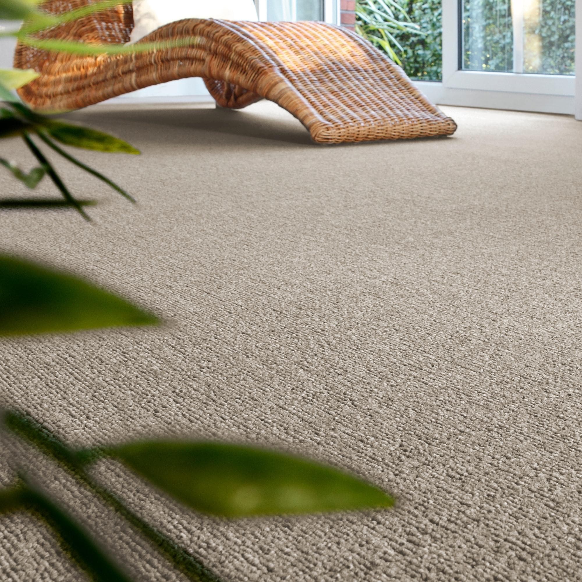 ANDIAMO Teppichboden Rambo Beige Meliert Schlinge