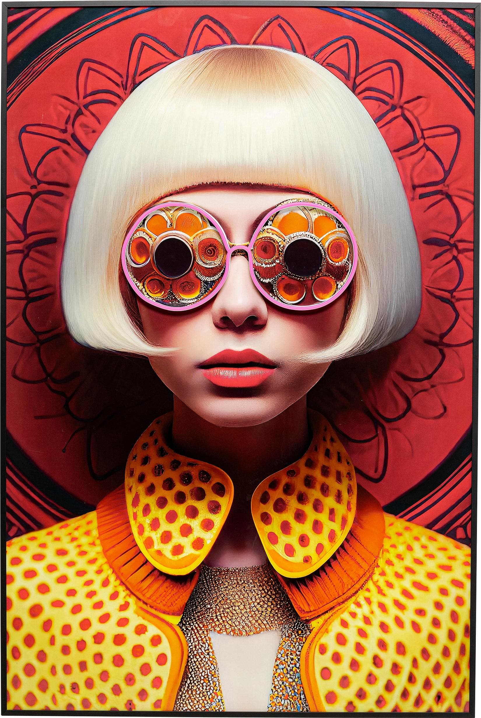 Gerahmtes Bild FANCYLADY Bunt KARE