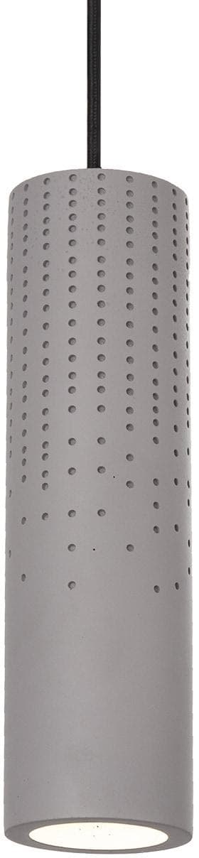 PACO HOME Pendelleuchte Baroll Grau Beton Optik Höhenverstellbar