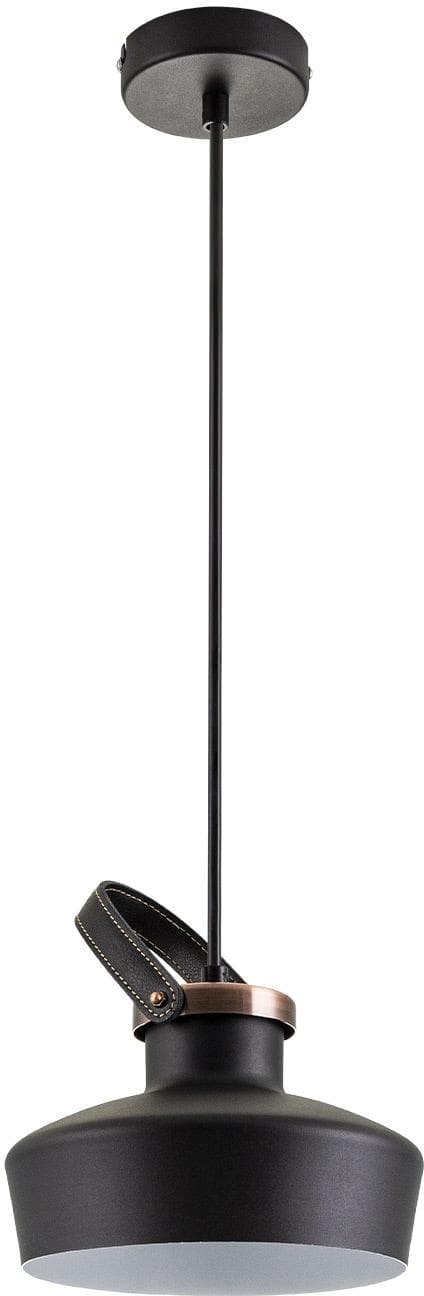 PACO HOME Pendelleuchte INKA M Schwarz Industrial