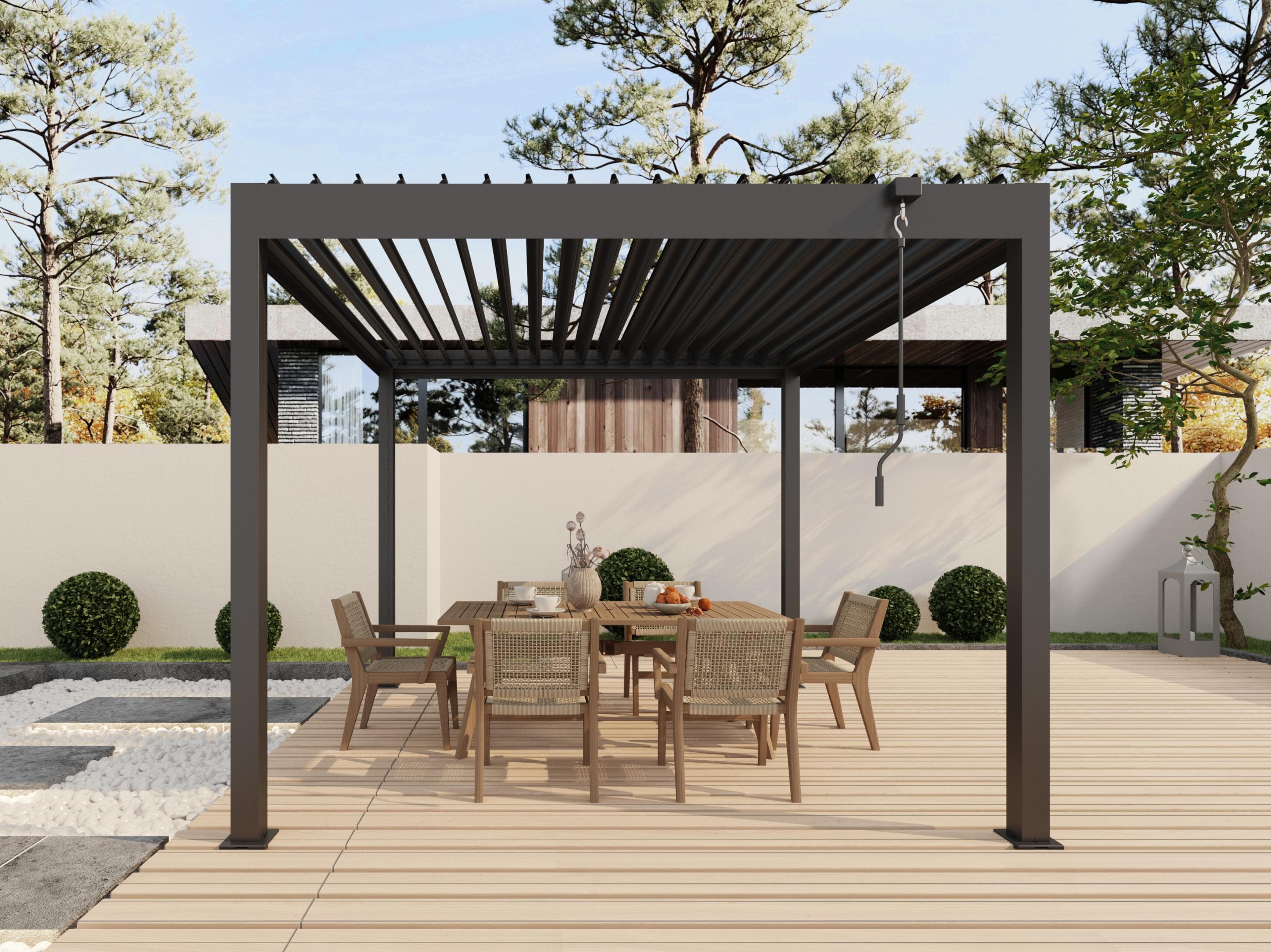 Konifera Pavillon Alhambra Steel Gartenpavillon