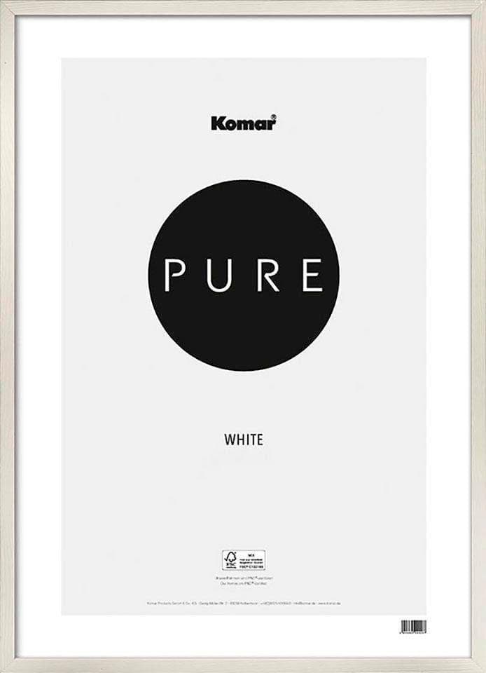 Komar Bilderrahmen Pure Echtholzrahmen mit Acrylglas Braun Transparent