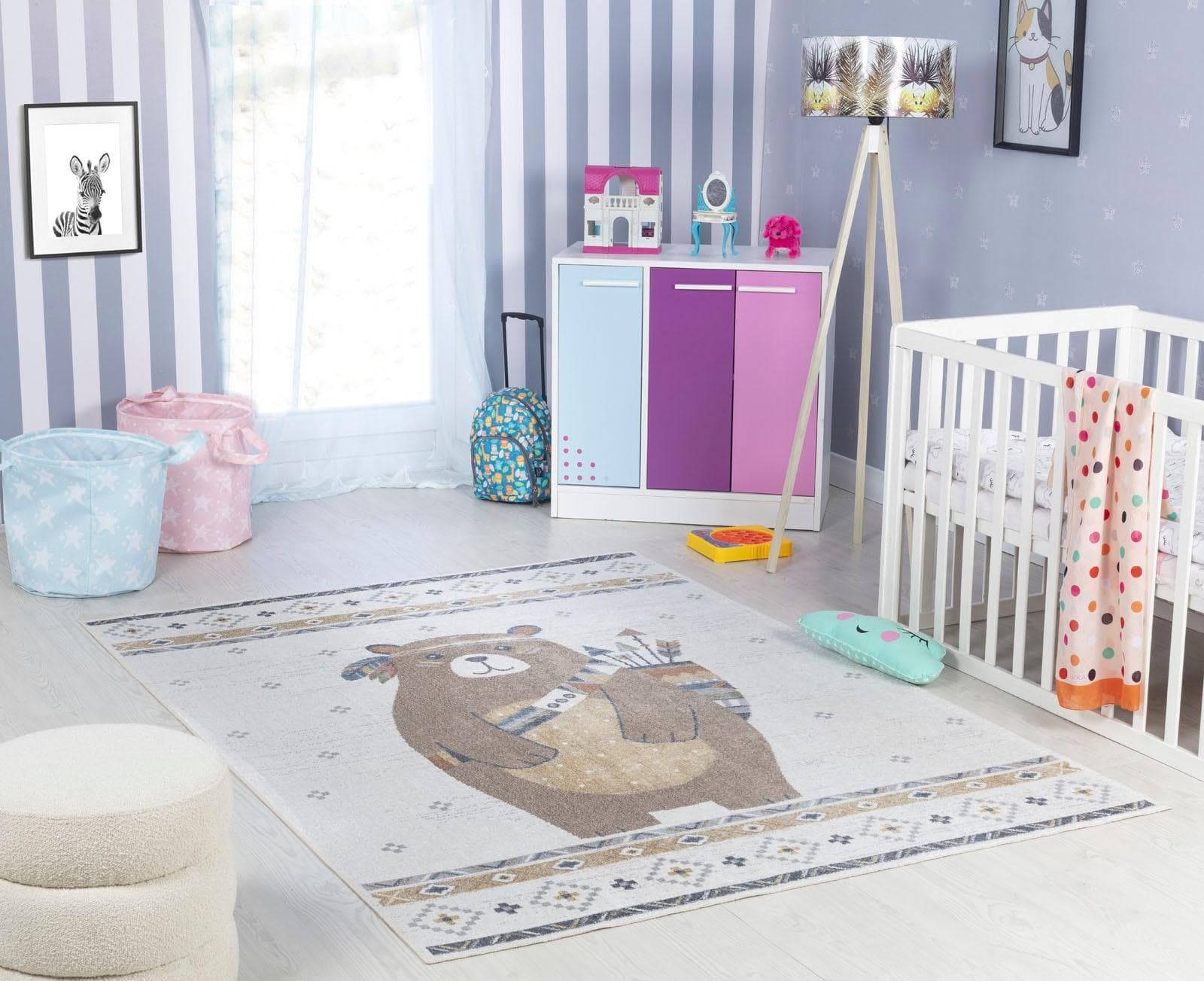 Kinderteppich LIVABLISS 'SALZBURG' beige 160x213cm