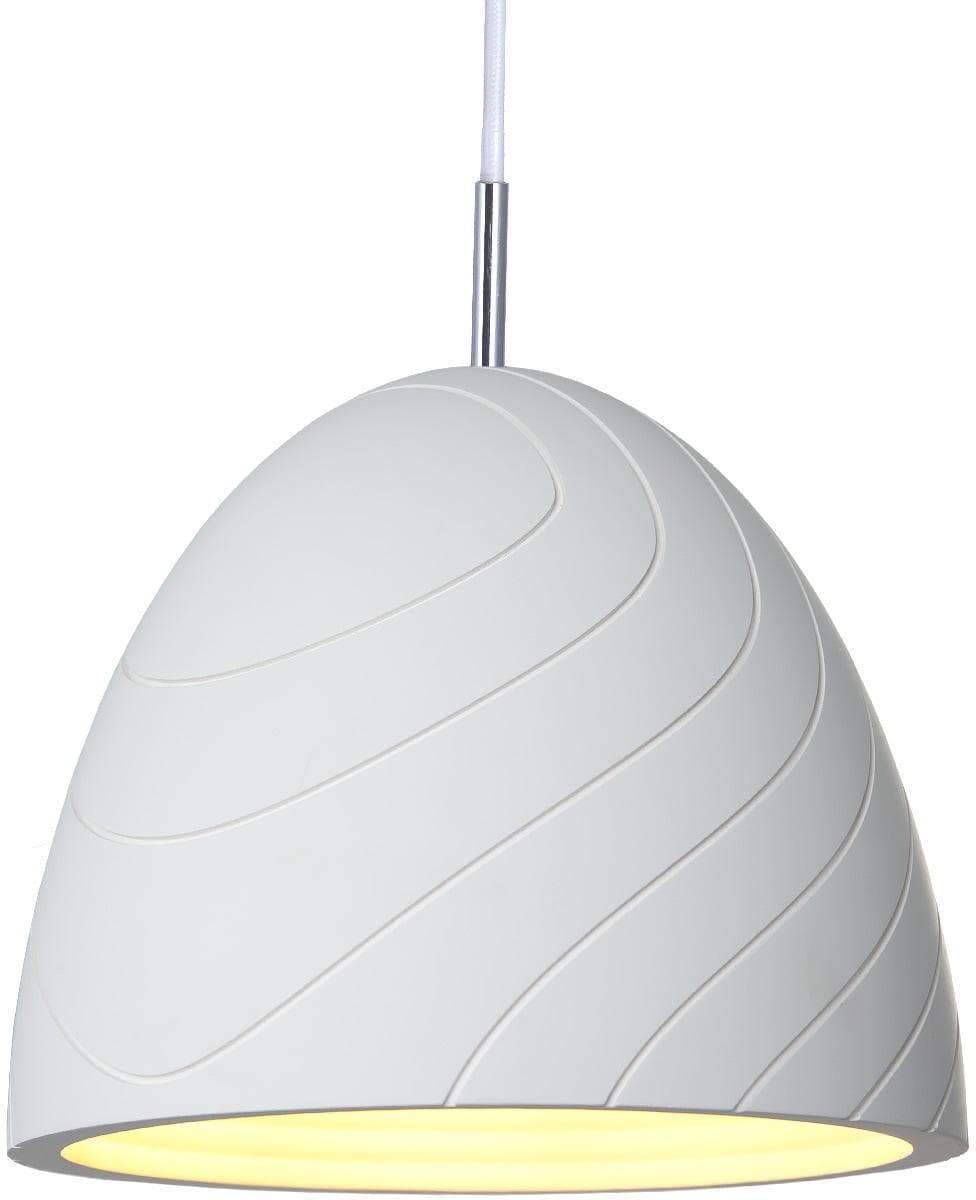 PACO HOME Pendelleuchte GRIP Weiß Beton Optik E27