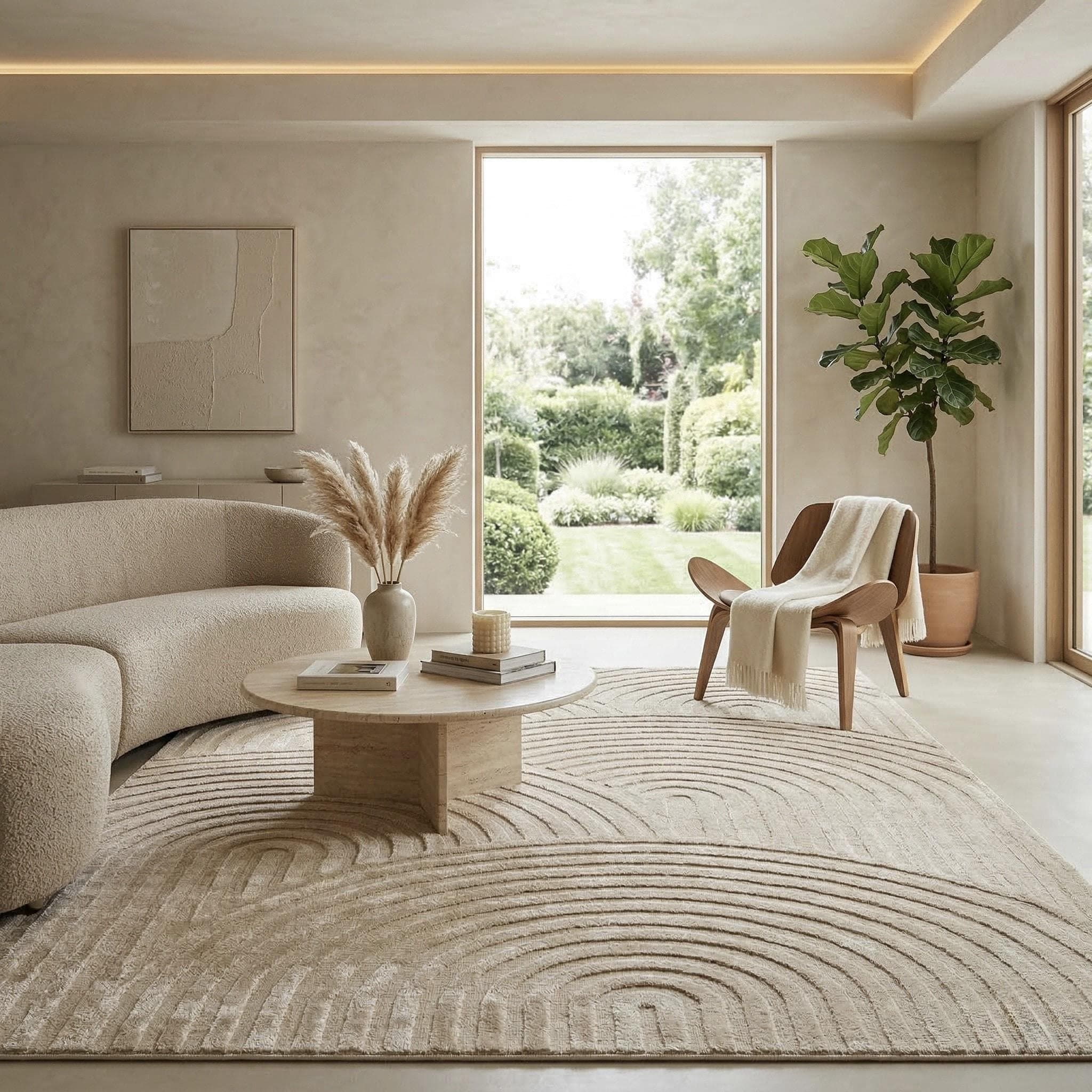 Teppich SEHRAZAT Rio 1500 Beige Polyester