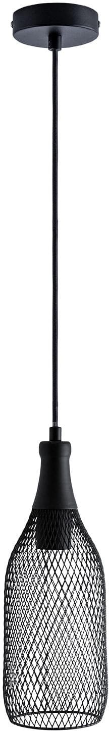 Paco Home Pendelleuchte DESMOND Industrial Metall 1,5m Textilkabel