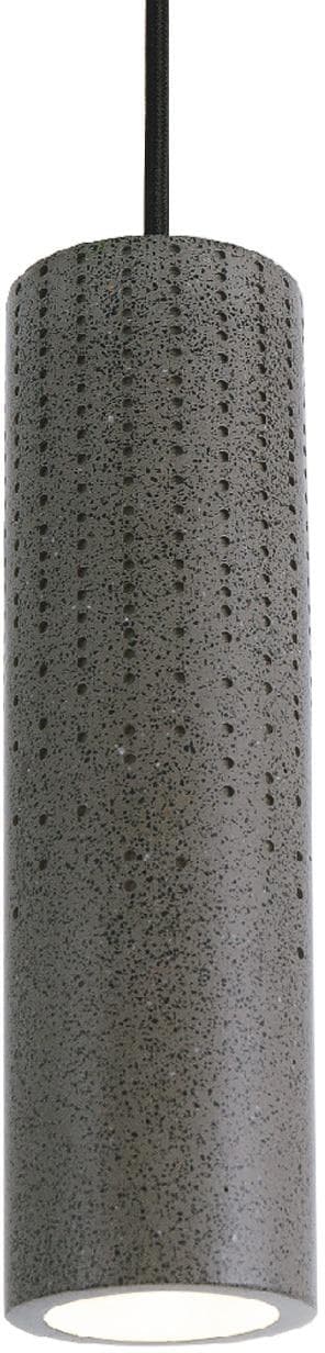 PACO HOME Pendelleuchte BAROLL Grau Betonoptik