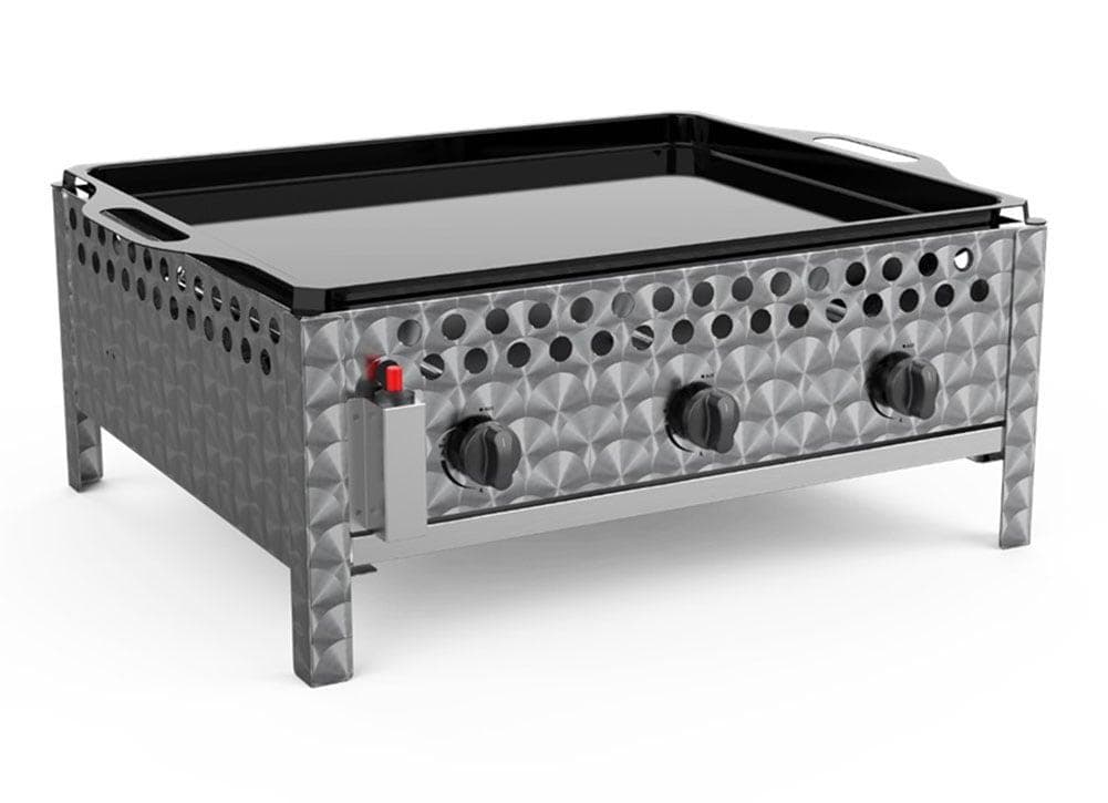 Gasgrill aus Edelstahl, ideal für Würstchen