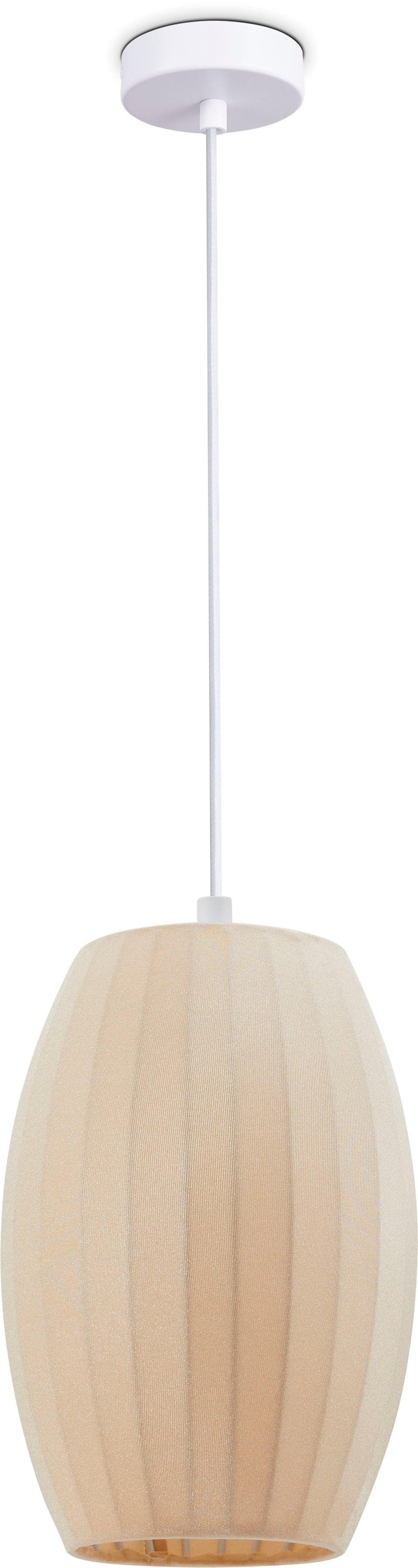 PACO HOME Pendelleuchte HUGO PD1 Weiß Modern