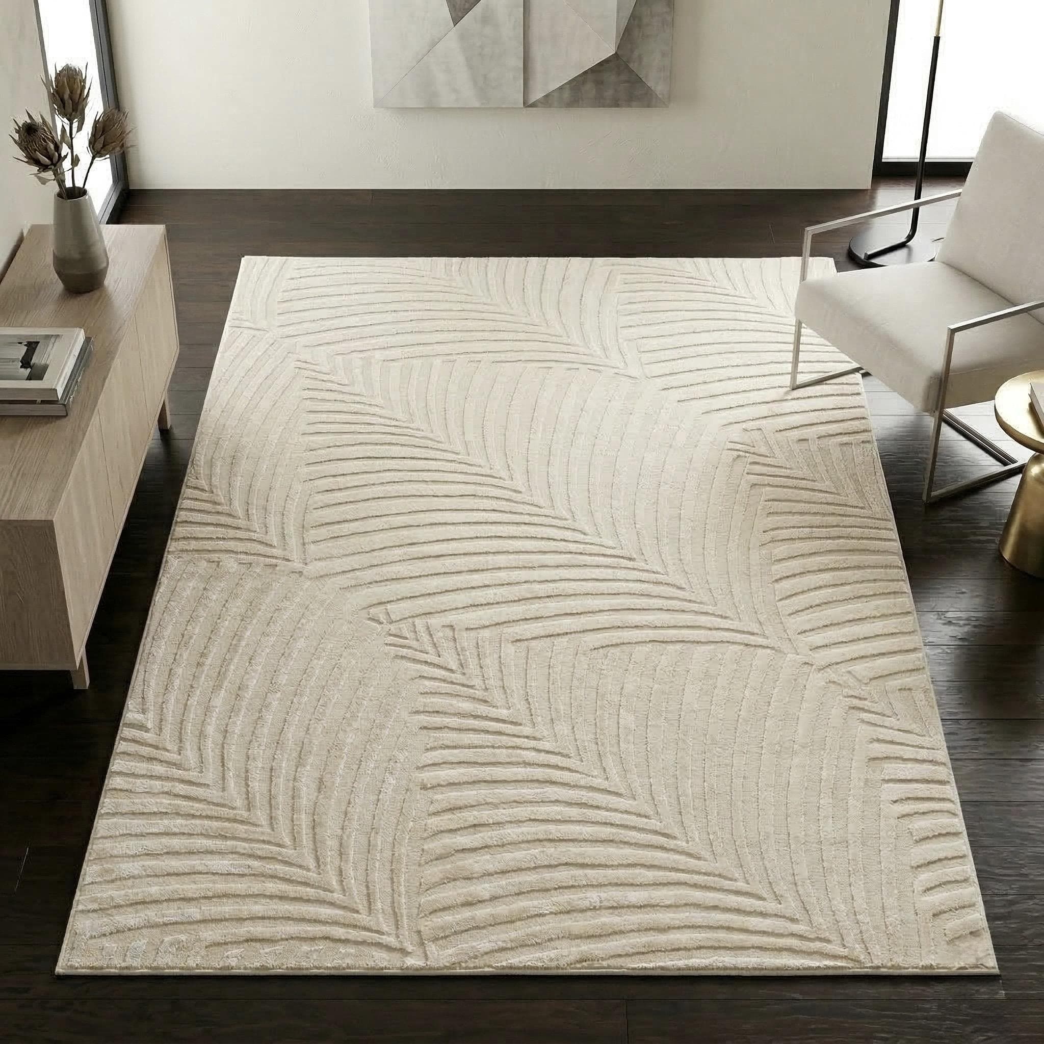 Teppich SEHRAZAT Rio 1800 Creme Polyester