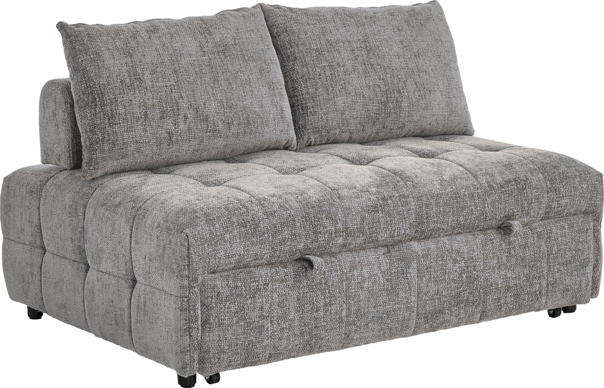 ATLANTIC HOME COLLECTION Schlafsofa taupe mit Sitztiefenverstellung