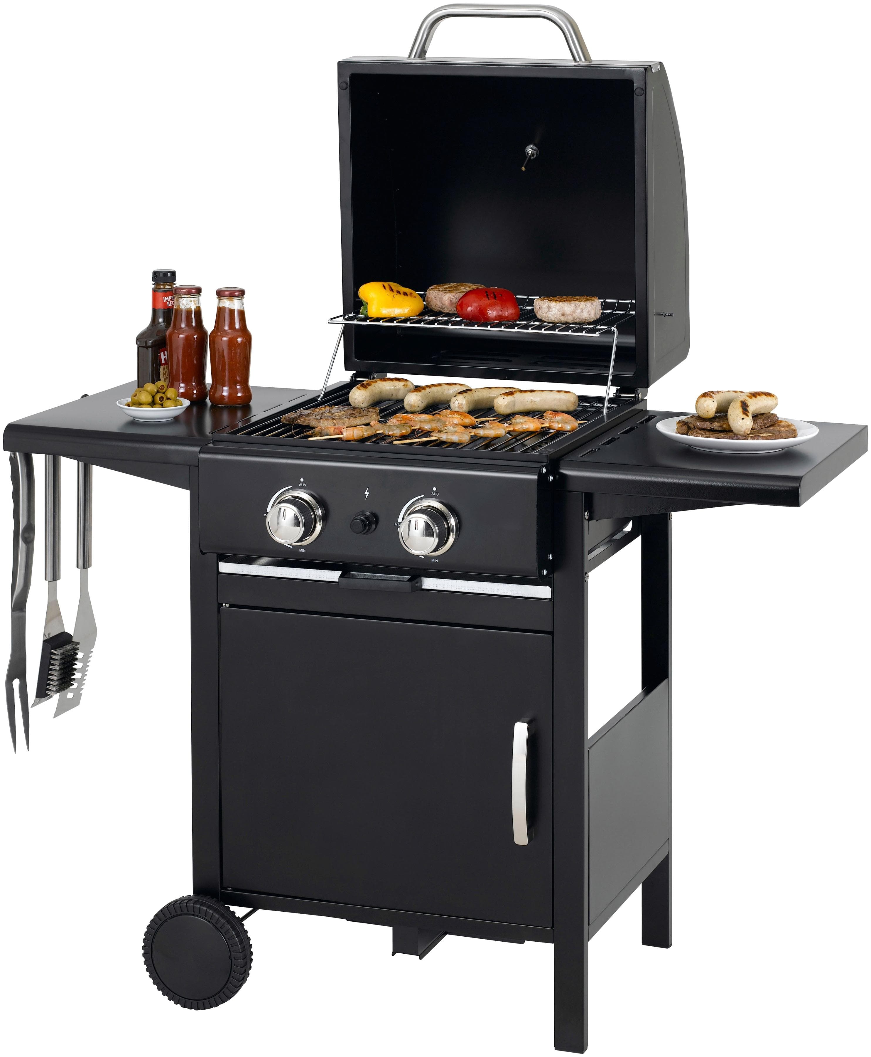 Tepro Gasgrill MAYFIELD 2 Schwarz 2-Brenner